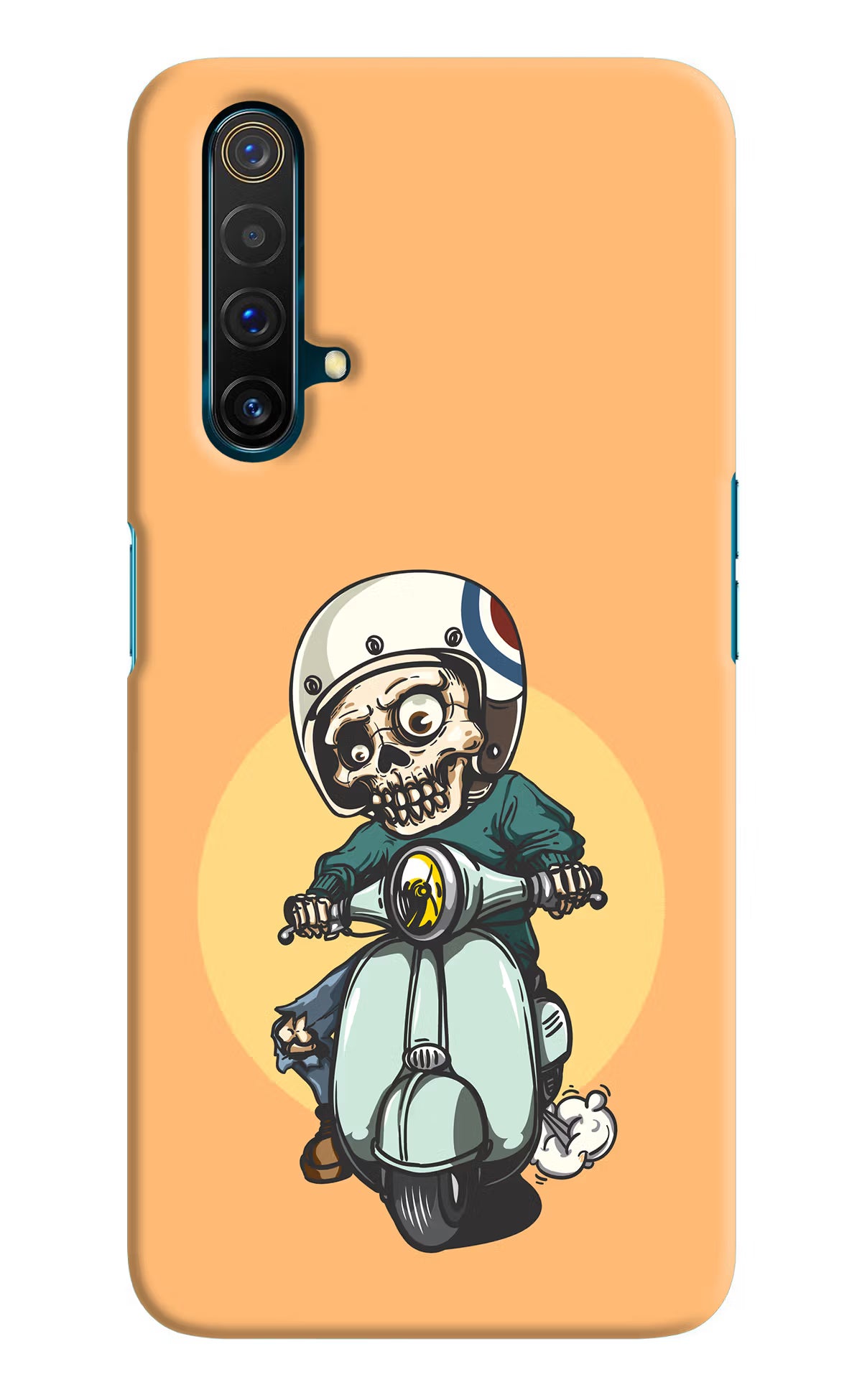 Undead Biker Realme X3 Back Cover - Undead Biker Realme X3 Hard Case Back Cover by Casekaro Undead Biker Realme X3 Hard Case Back Cover by Casekaro