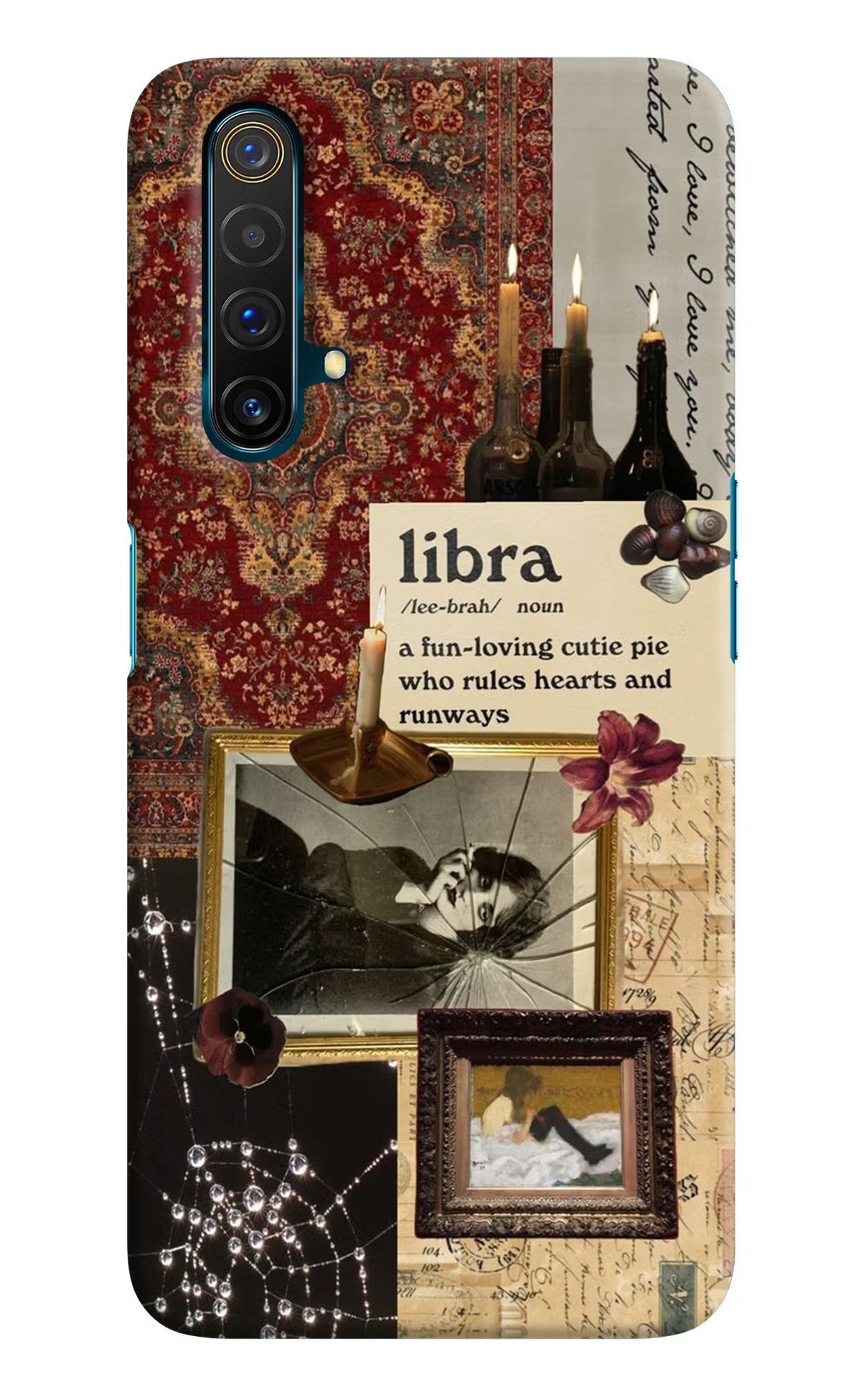 Libra Zodiac Realme X3 Back Cover - Libra Zodiac Realme X3 Hard Case Back Cover by Casekaro Libra Zodiac Realme X3 Hard Case Back Cover by Casekaro