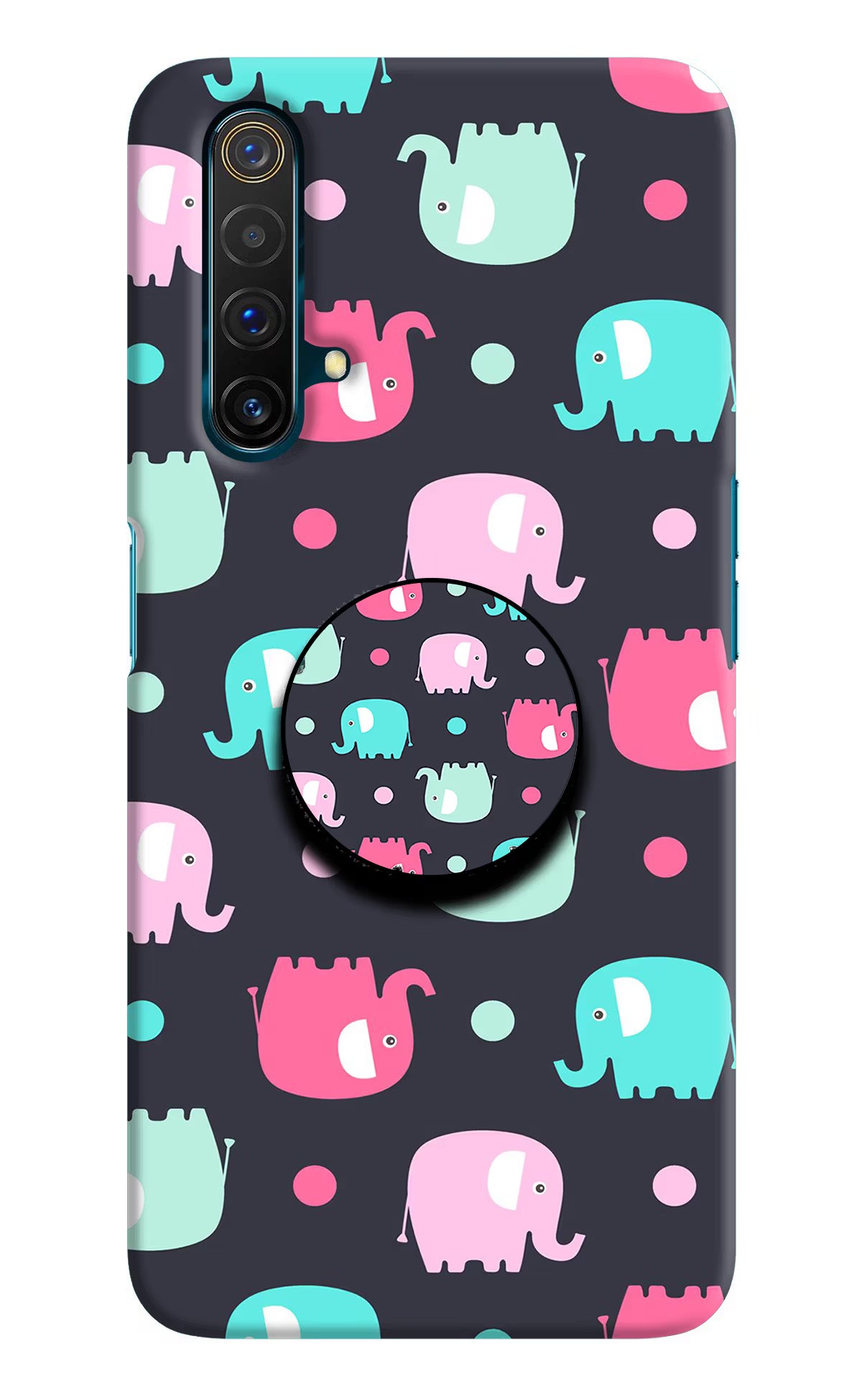 Baby Elephants Realme X3 Pop Case - Baby Elephants Realme X3 Pop Case by Casekaro Baby Elephants Realme X3 Pop Case by Casekaro