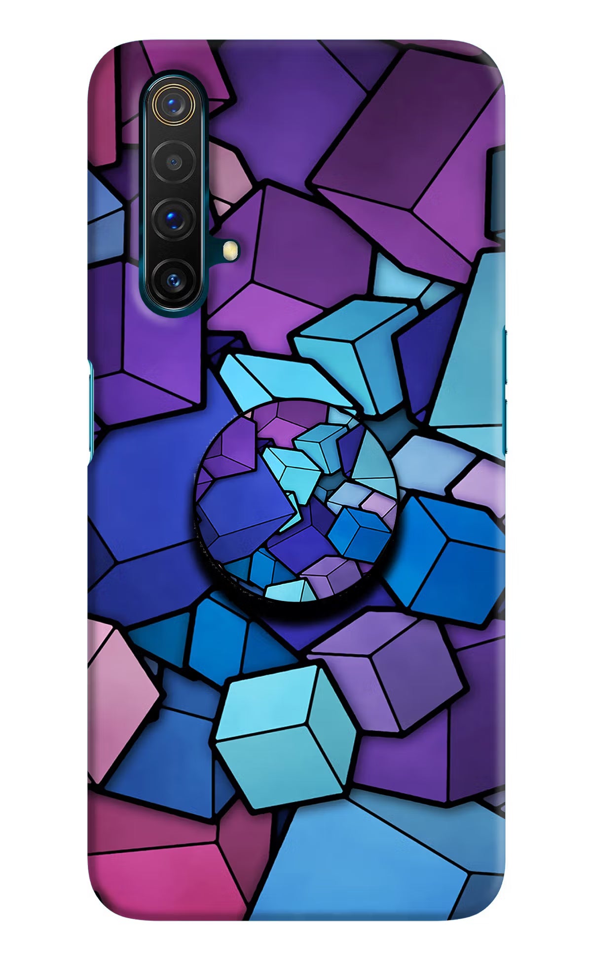 Cubic Abstract Realme X3 Pop Case - Cubic Abstract Realme X3 Pop Case by Casekaro Cubic Abstract Realme X3 Pop Case by Casekaro