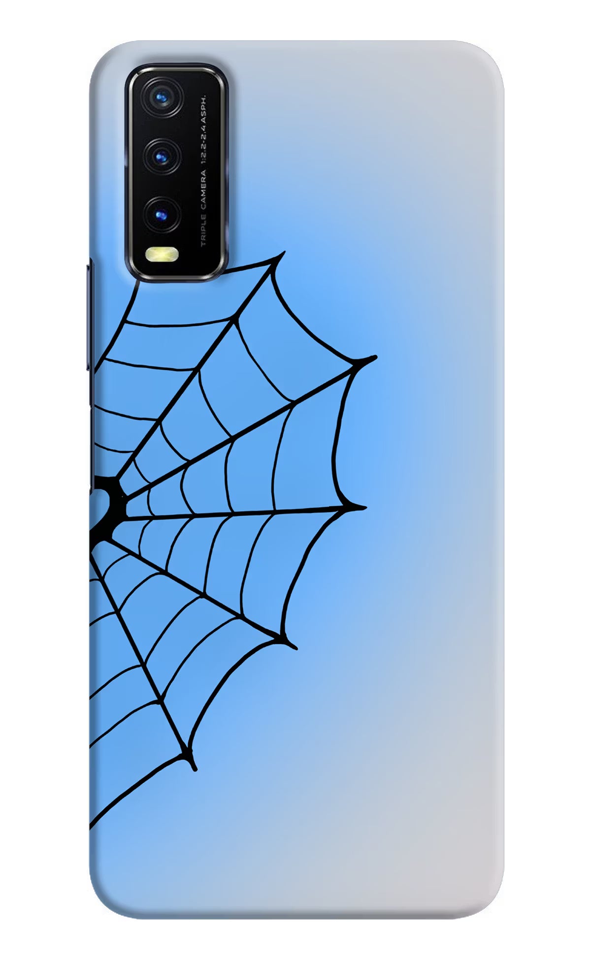 Blue Web Vivo Y20/Y20i Back Cover - Blue Web Vivo Y20/Y20i Back Cover Blue Web Vivo Y20/Y20i Back Cover