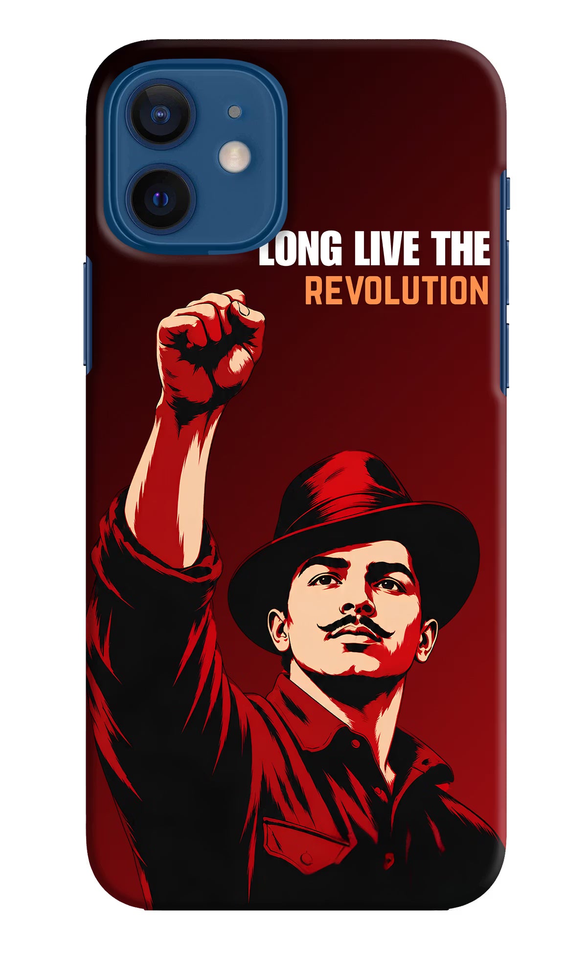 Bhagat Singh Revolution iPhone 12 Back Cover - Bhagat Singh Revolution iPhone 12 Back Cover Bhagat Singh Revolution iPhone 12 Back Cover