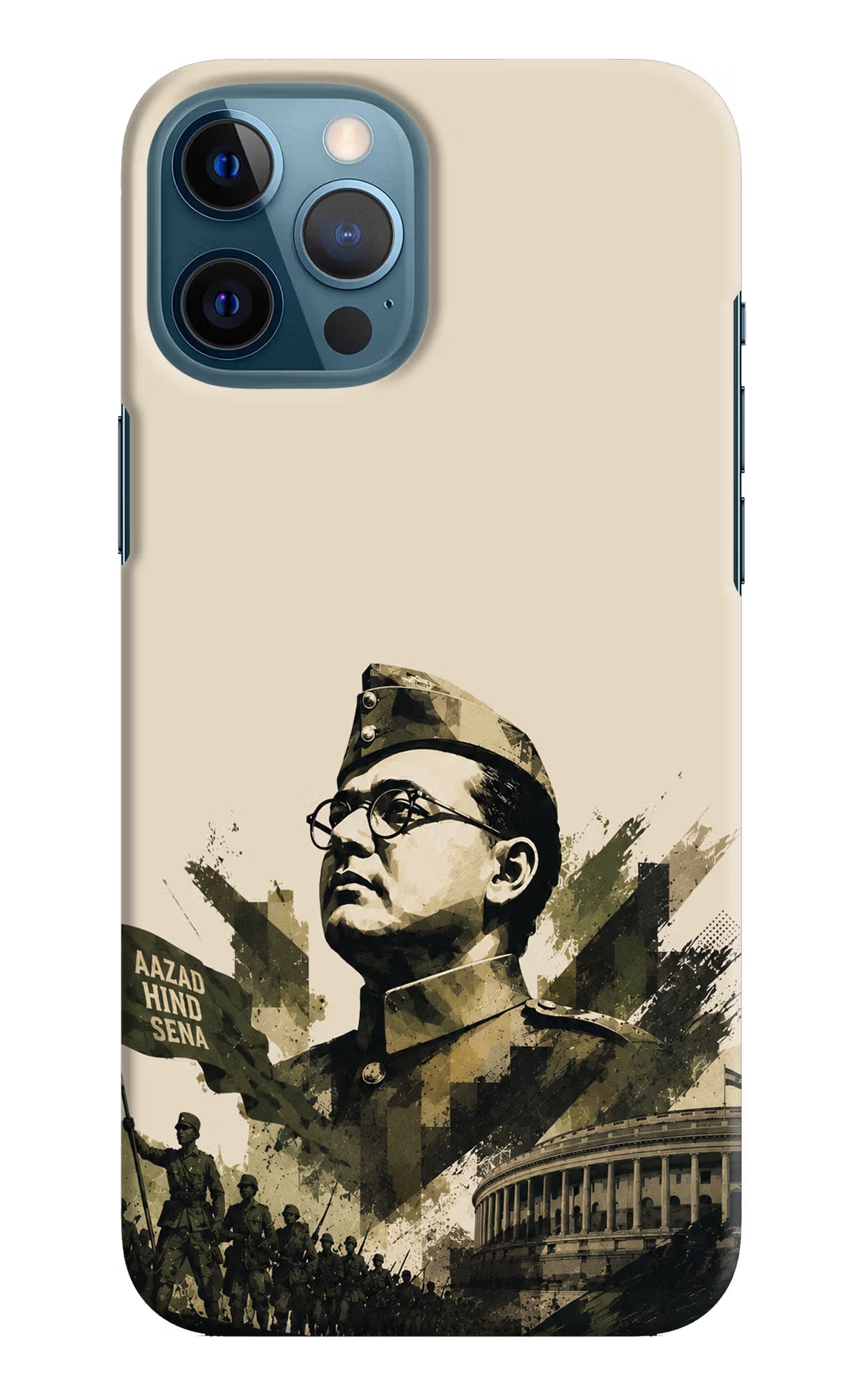 Netaji Rising iPhone 12 Pro Max Back Cover - Netaji Rising iPhone 12 Pro Max Back Cover Netaji Rising iPhone 12 Pro Max Back Cover