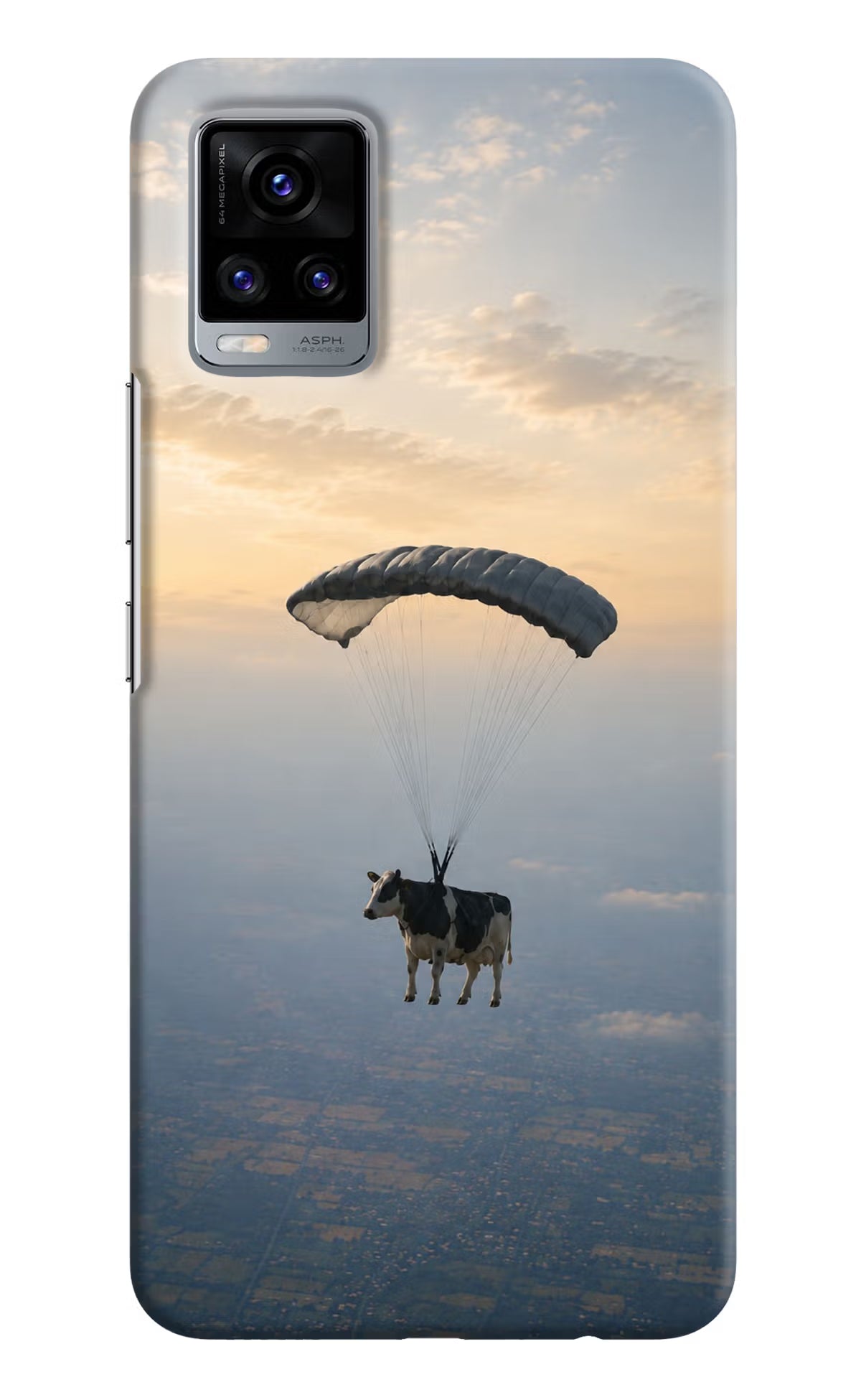 Skydiving Cow Vivo V20 Back Cover - Skydiving Cow Vivo V20 Back Cover Skydiving Cow Vivo V20 Back Cover