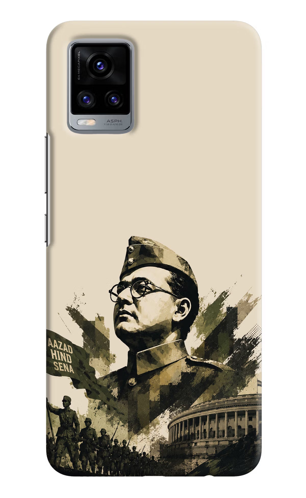 Netaji Rising Vivo V20 Back Cover - Netaji Rising Vivo V20 Back Cover Netaji Rising Vivo V20 Back Cover
