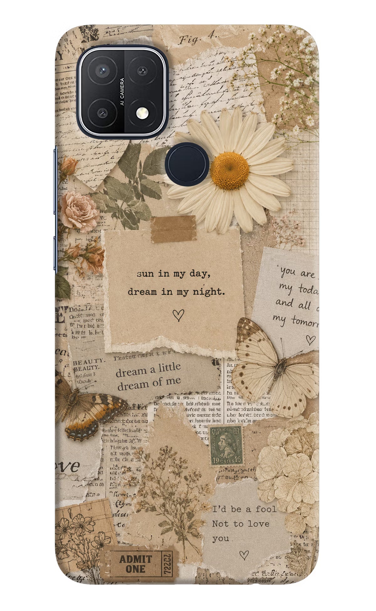 Vintage case Oppo A15/A15s Back Cover - Vintage case Oppo A15/A15s Back Cover Vintage case Oppo A15/A15s Back Cover