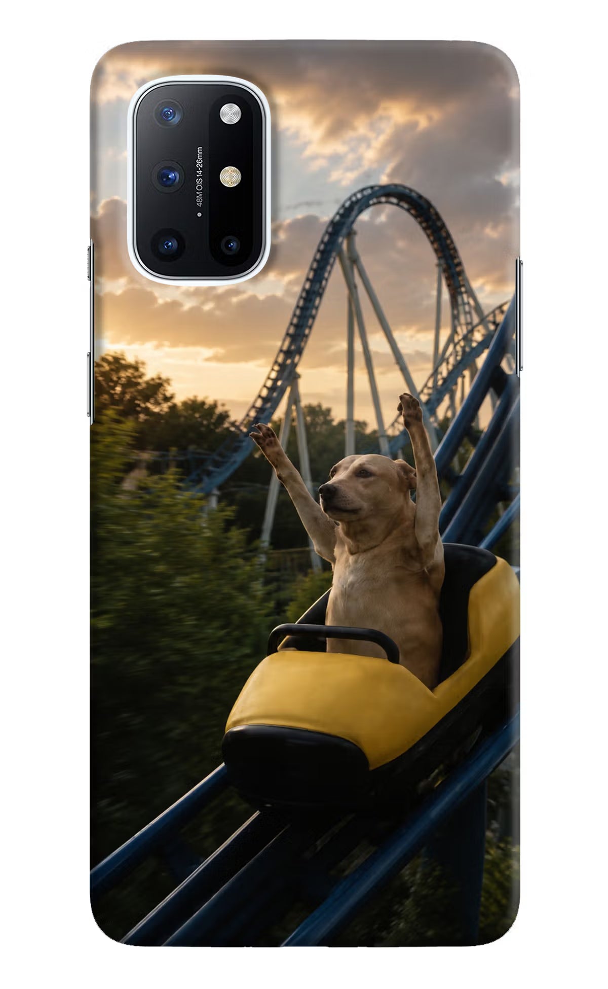 Rollercoaster Dog Oneplus 8T Back Cover - Rollercoaster Dog Oneplus 8T Back Cover Rollercoaster Dog Oneplus 8T Back Cover