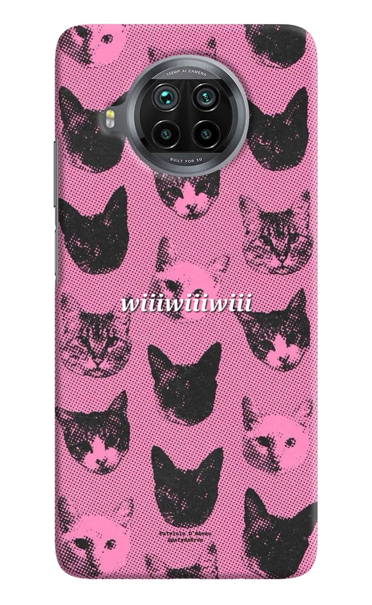 Pink Cats Mi 10i Back Cover - Pink Cats Mi 10i Back Cover Pink Cats Mi 10i Back Cover