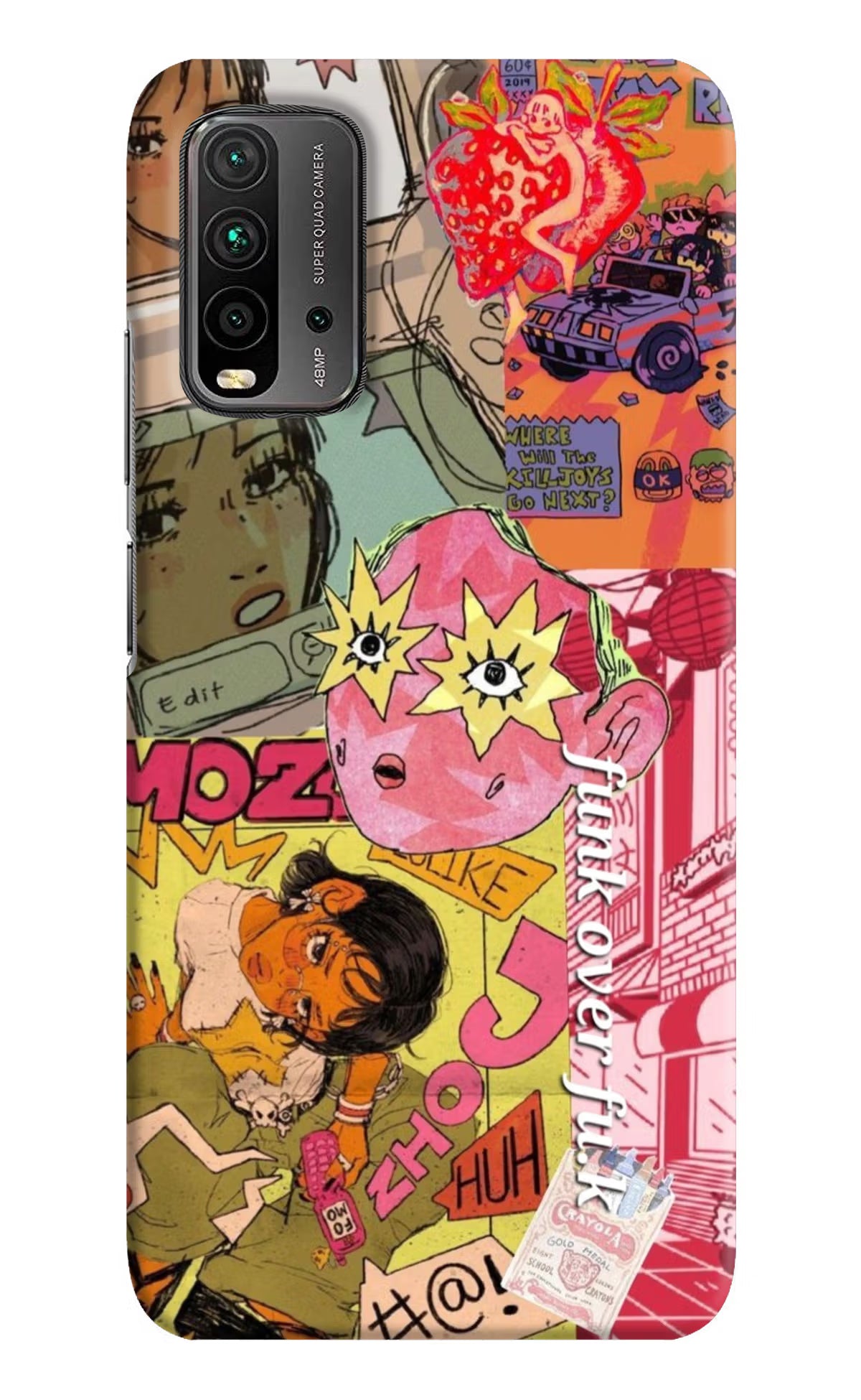 Funkover Redmi 9 Power Back Cover - Funkover Redmi 9 Power Back Cover Funkover Redmi 9 Power Back Cover