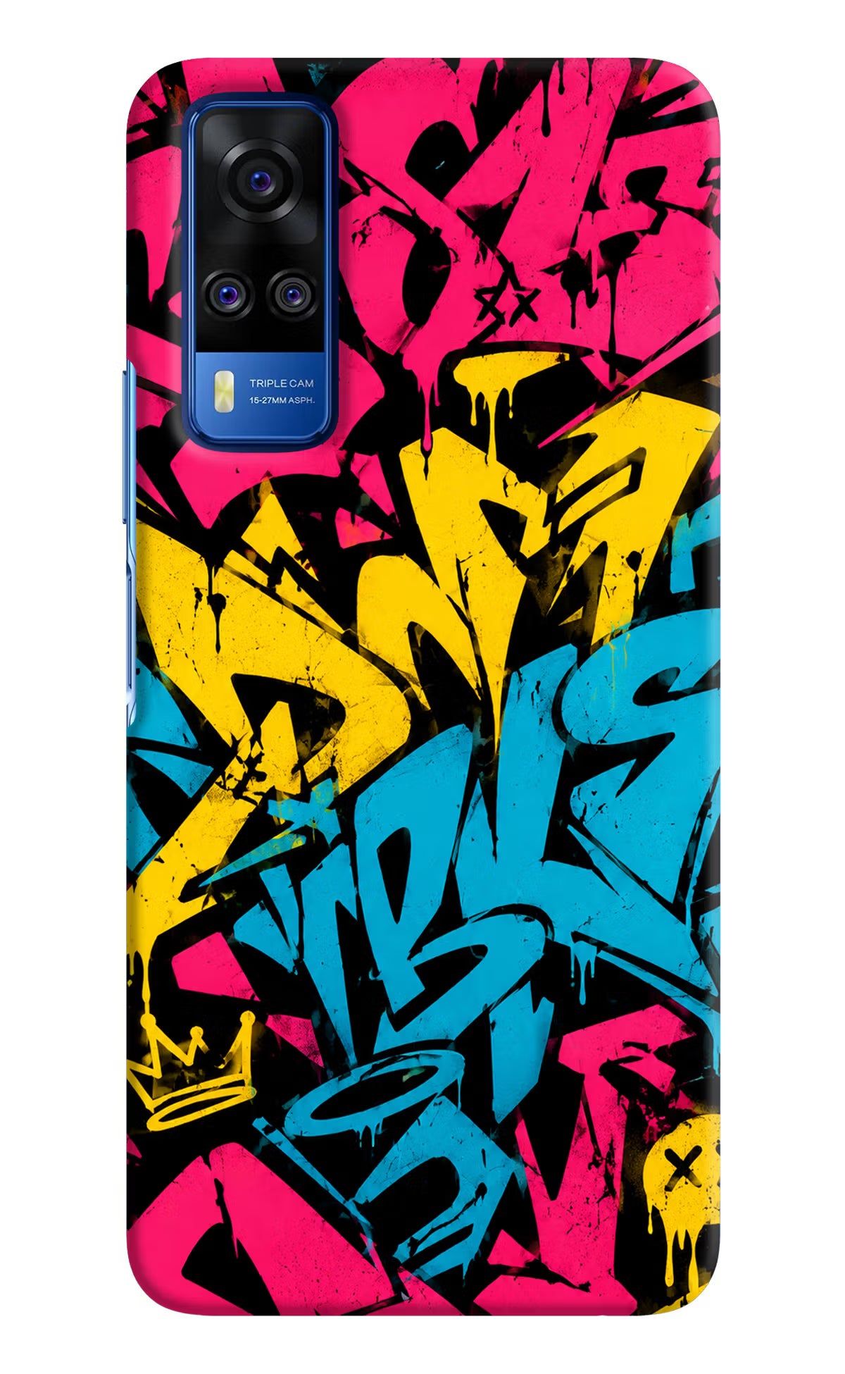Graffiti Vibe Vivo Y51A/Y51 2020 Back Cover - Graffiti Vibe Vivo Y51A/Y51 2020 Back Cover Graffiti Vibe Vivo Y51A/Y51 2020 Back Cover