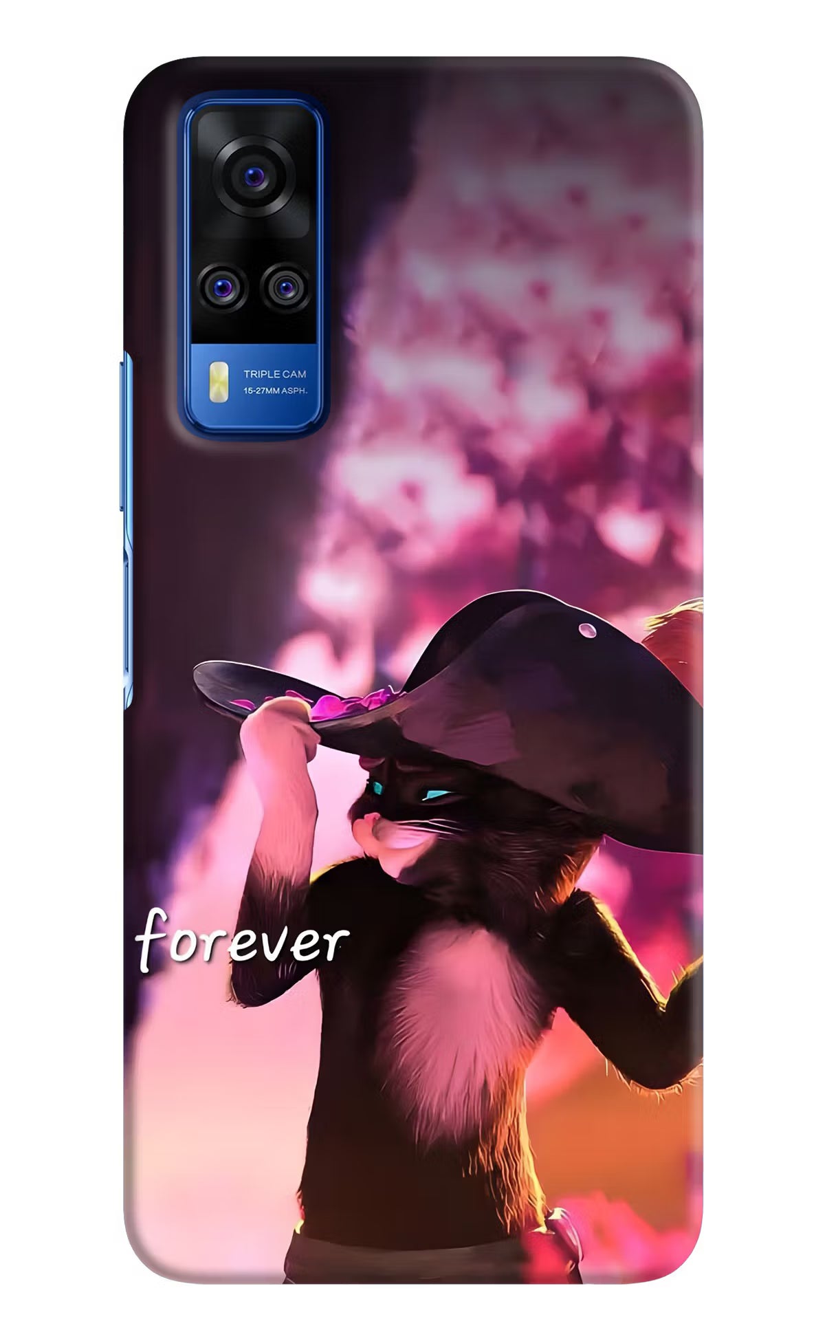 Forever Cat Vivo Y51A/Y51 2020 Back Cover - Forever Cat Vivo Y51A/Y51 2020 Back Cover Forever Cat Vivo Y51A/Y51 2020 Back Cover