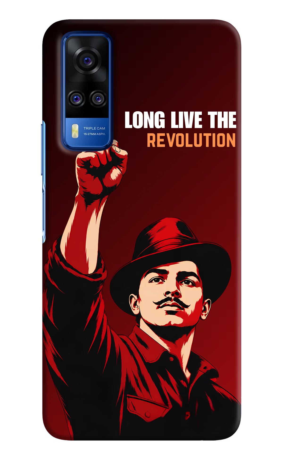 Bhagat Singh Revolution Vivo Y51A/Y51 2020 Back Cover - Bhagat Singh Revolution Vivo Y51A/Y51 2020 Back Cover Bhagat Singh Revolution Vivo Y51A/Y51 2020 Back Cover