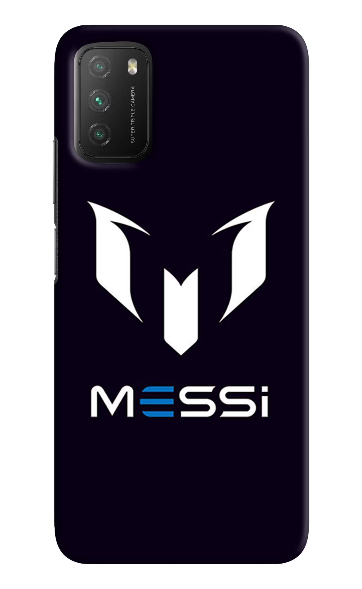 Messi Logo Poco M3 Back Cover - Messi Logo Poco M3 Hard Case Back Cover by Casekaro Messi Logo Poco M3 Hard Case Back Cover by Casekaro