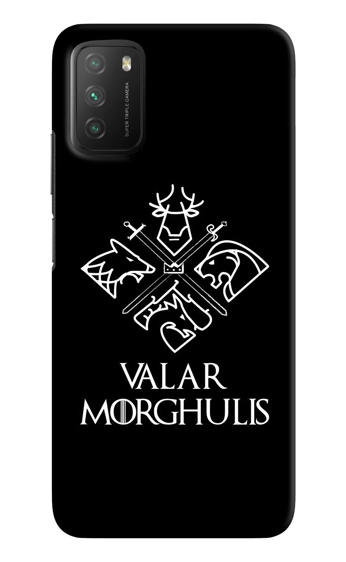 Valar Morghulis | Game Of Thrones Poco M3 Back Cover - Valar Morghulis | Game Of Thrones Poco M3 Hard Case Back Cover by Casekaro Valar Morghulis | Game Of Thrones Poco M3 Hard Case Back Cover by Casekaro