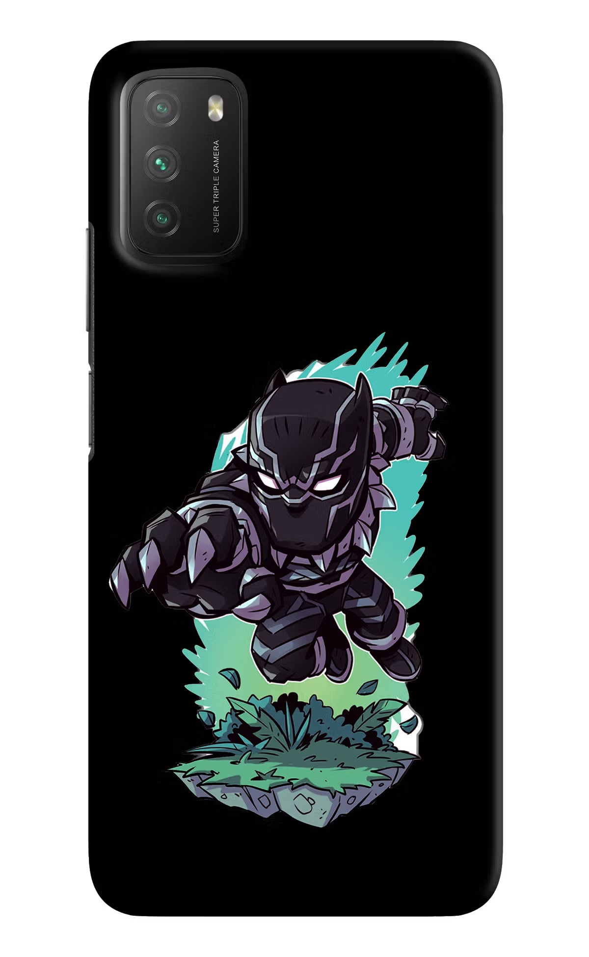 Black Panther Poco M3 Back Cover - Black Panther Poco M3 Hard Case Back Cover by Casekaro Black Panther Poco M3 Hard Case Back Cover by Casekaro