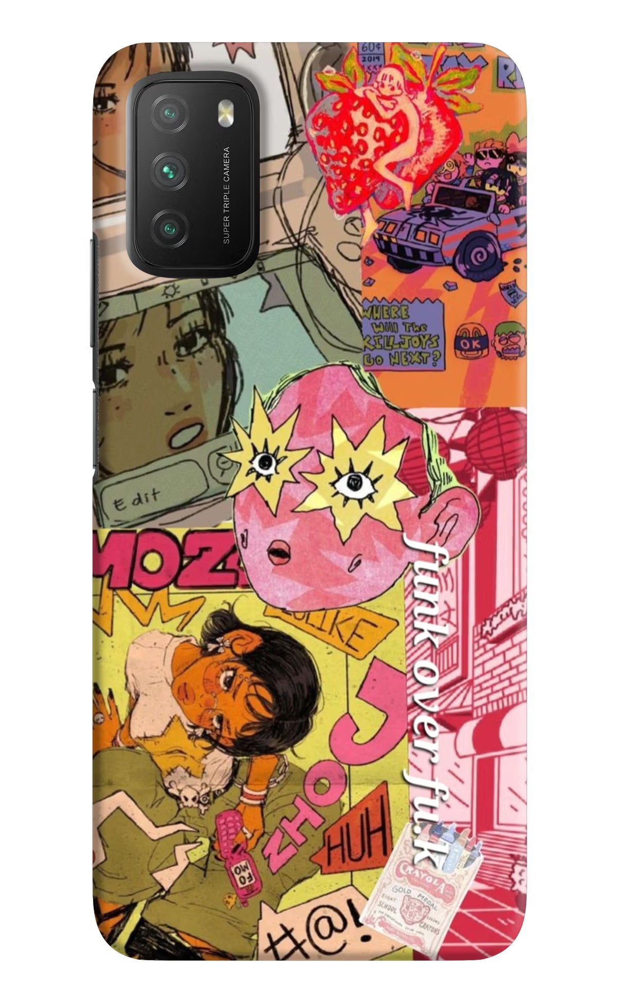 Funkover Poco M3 Back Cover - Funkover Poco M3 Back Cover Funkover Poco M3 Back Cover