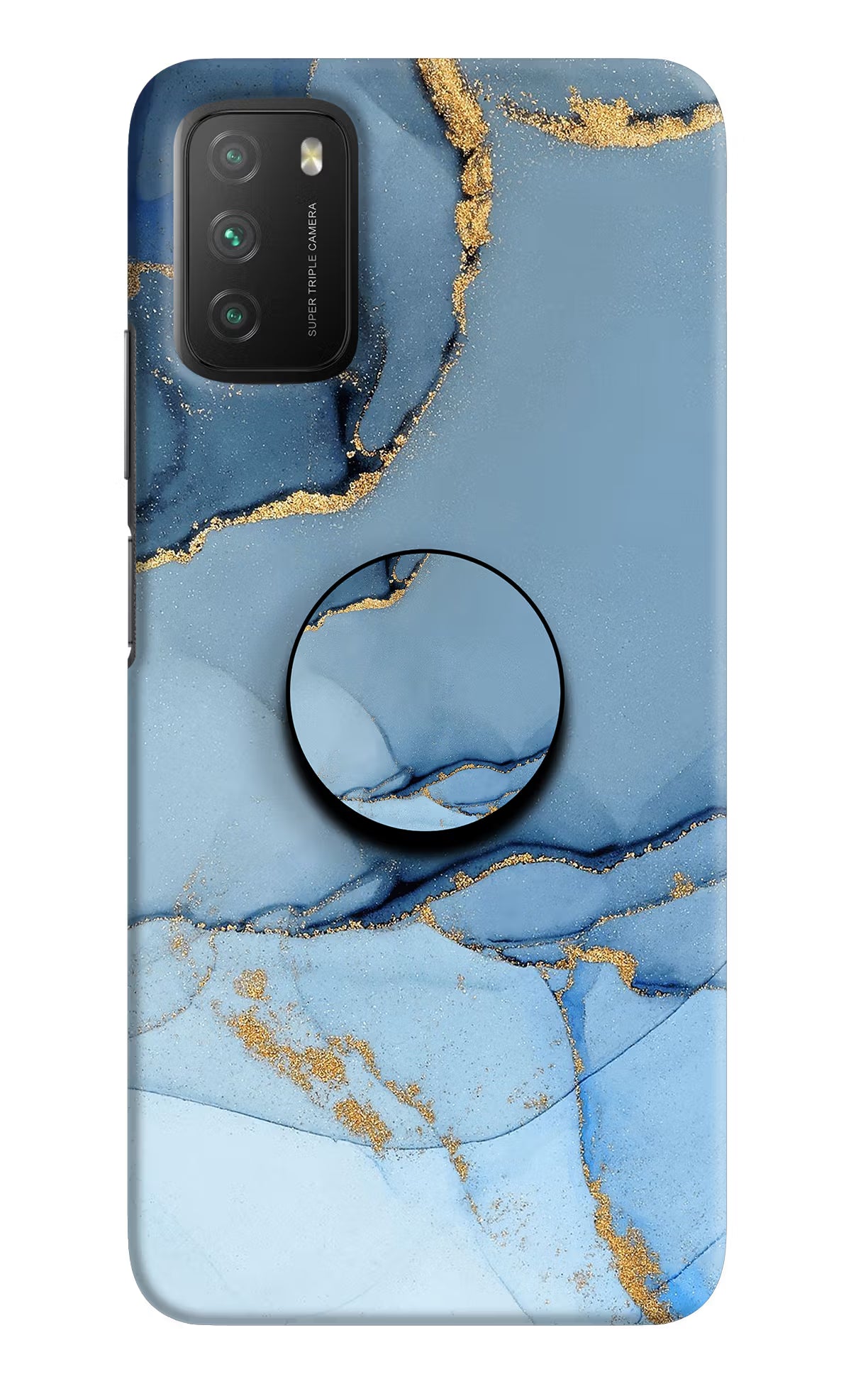 Blue Marble Poco M3 Pop Case - Blue Marble Poco M3 Pop Case by Casekaro Blue Marble Poco M3 Pop Case by Casekaro