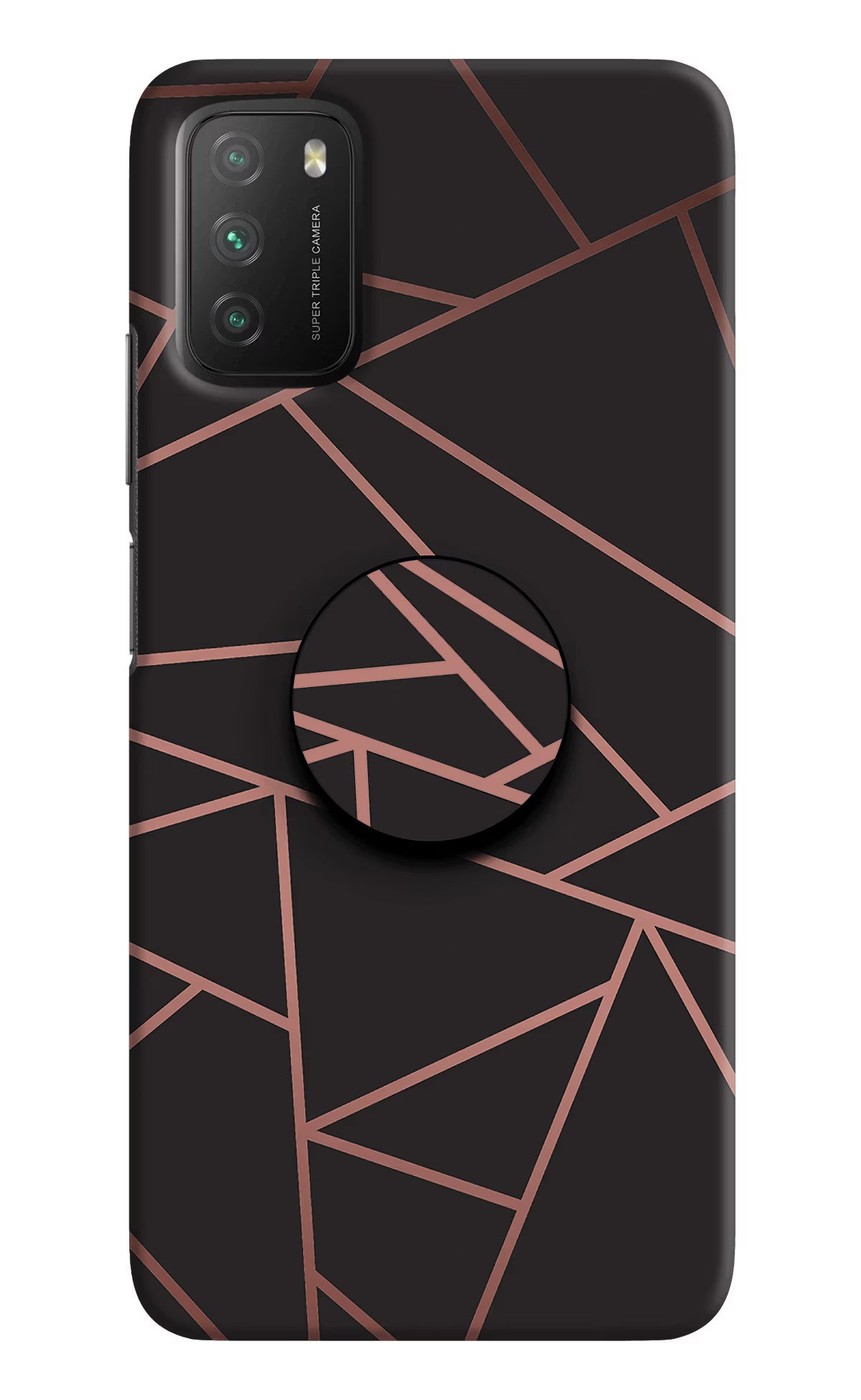 Geometric Pattern Poco M3 Pop Case - Geometric Pattern Poco M3 Pop Case by Casekaro Geometric Pattern Poco M3 Pop Case by Casekaro