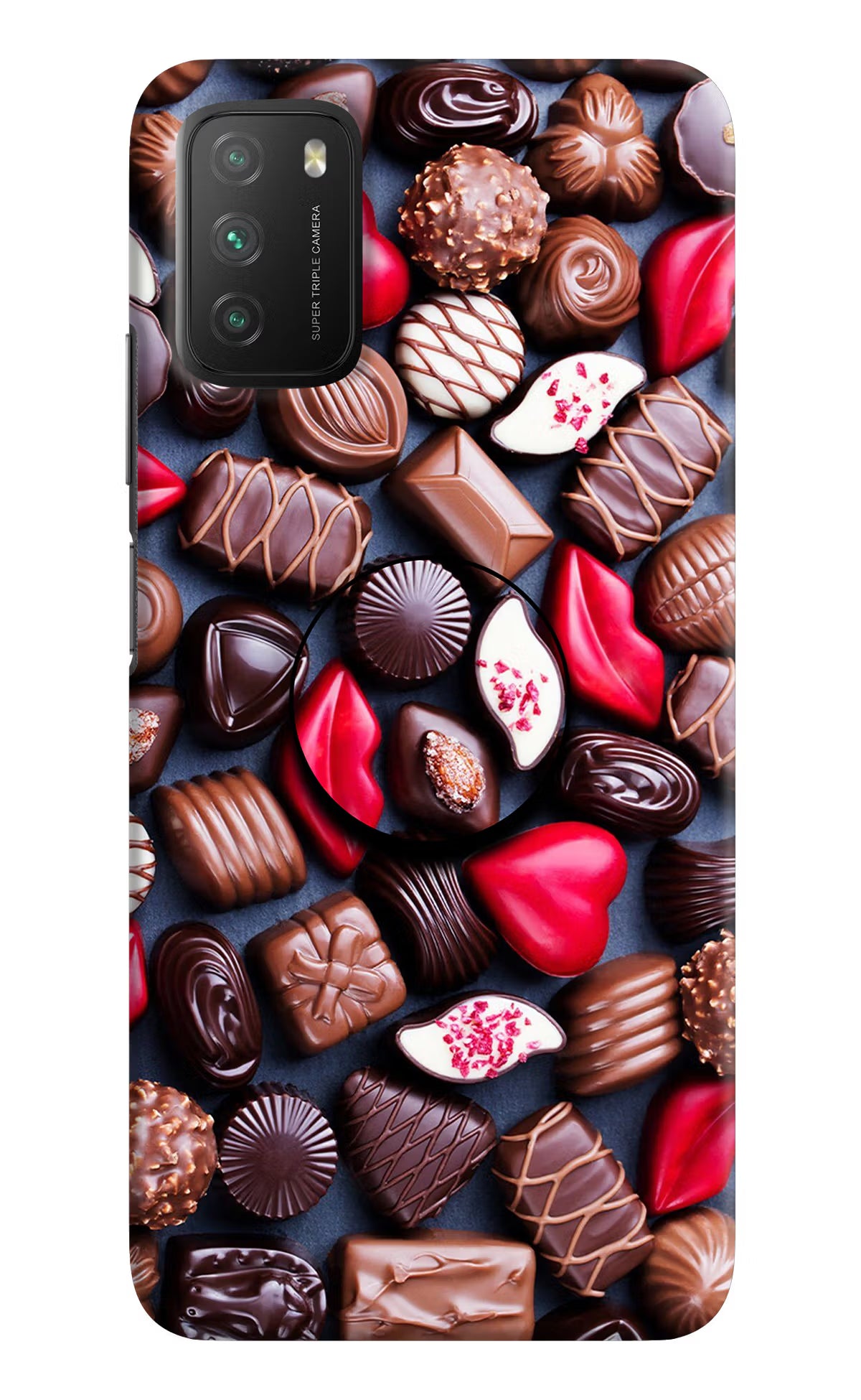 Chocolates Poco M3 Pop Case - Chocolates Poco M3 Pop Case by Casekaro Chocolates Poco M3 Pop Case by Casekaro