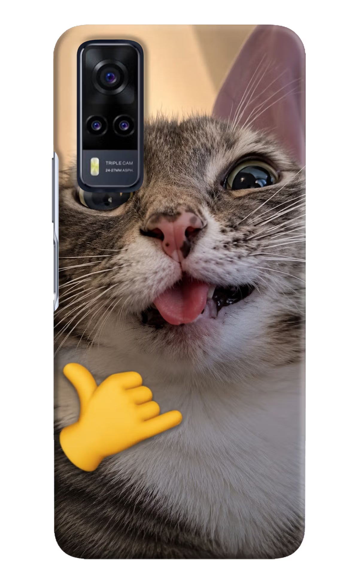 Silly Cat Call Vivo Y31 Back Cover - Silly Cat Call Vivo Y31 Back Cover Silly Cat Call Vivo Y31 Back Cover