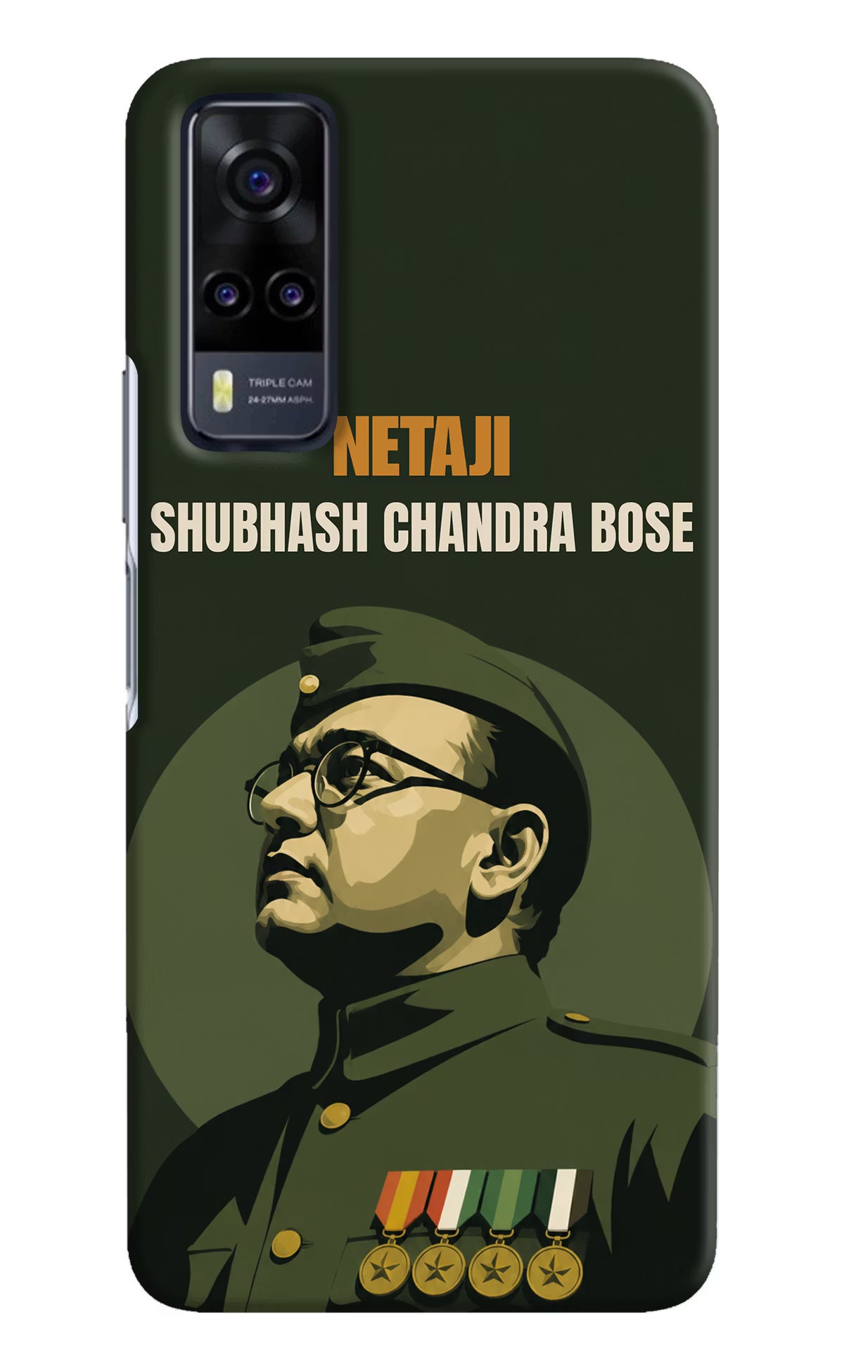 Netaji Legacy Vivo Y31 Back Cover - Netaji Legacy Vivo Y31 Back Cover Netaji Legacy Vivo Y31 Back Cover