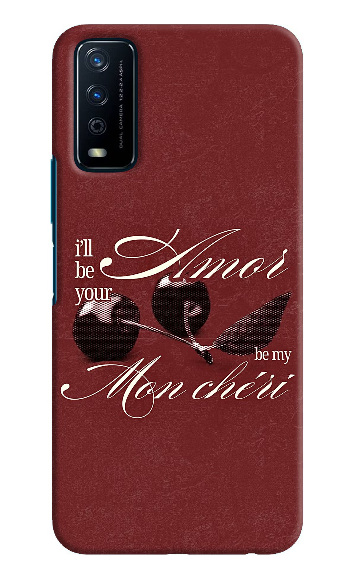 Velvet Cherry Vivo Y12s Back Cover - Velvet Cherry Vivo Y12s Back Cover Velvet Cherry Vivo Y12s Back Cover