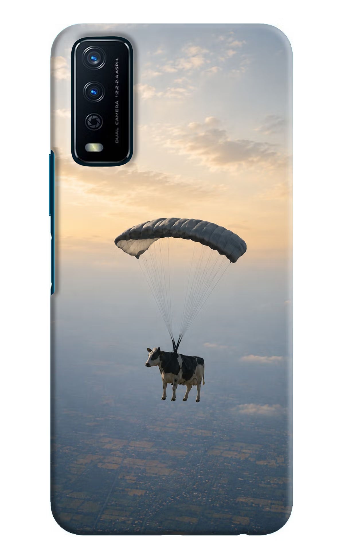 Skydiving Cow Vivo Y12s Back Cover - Skydiving Cow Vivo Y12s Back Cover Skydiving Cow Vivo Y12s Back Cover