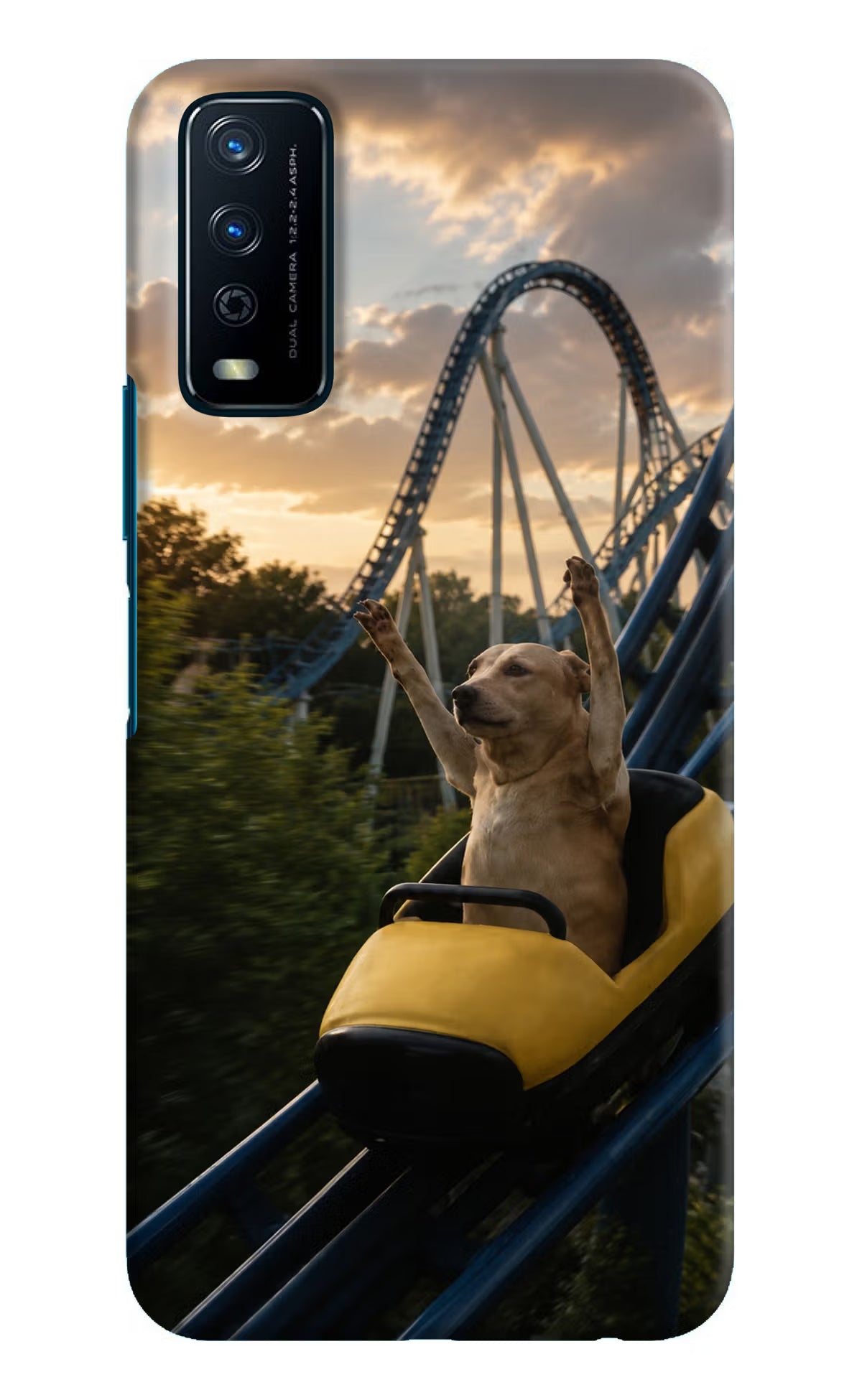 Rollercoaster Dog Vivo Y12s Back Cover - Rollercoaster Dog Vivo Y12s Back Cover Rollercoaster Dog Vivo Y12s Back Cover