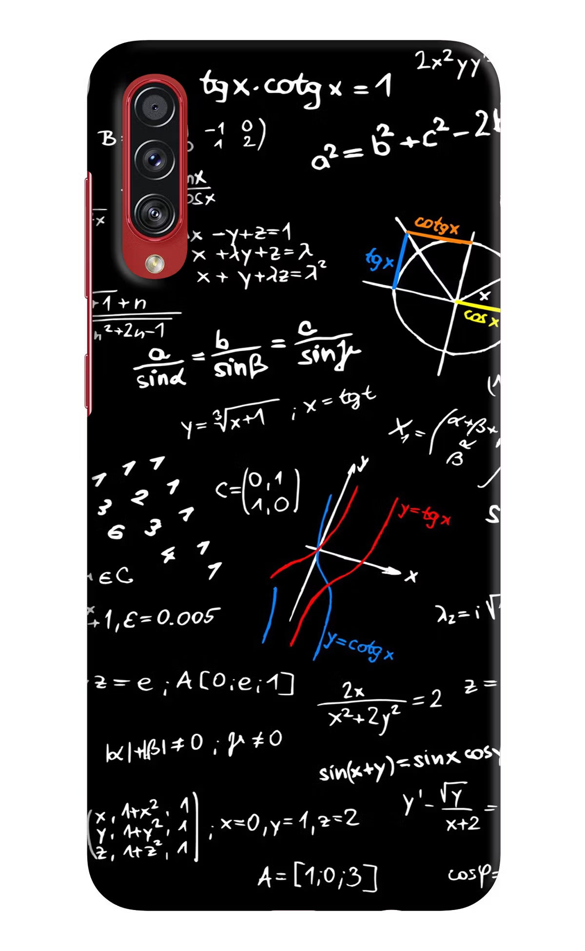 Mathematics Formula Samsung A70s Back Cover - Mathematics Formula Samsung A70s Hard Case Back Cover by Casekaro Mathematics Formula Samsung A70s Hard Case Back Cover by Casekaro