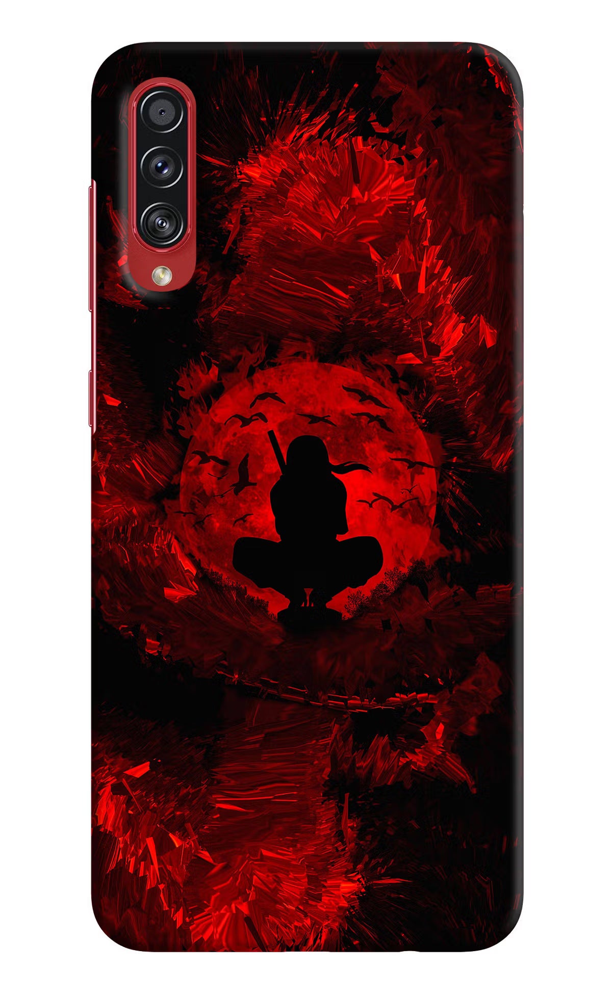 Itachi Uchiha Samsung A70s Back Cover - Itachi Uchiha Samsung A70s Hard Case Back Cover by Casekaro Itachi Uchiha Samsung A70s Hard Case Back Cover by Casekaro