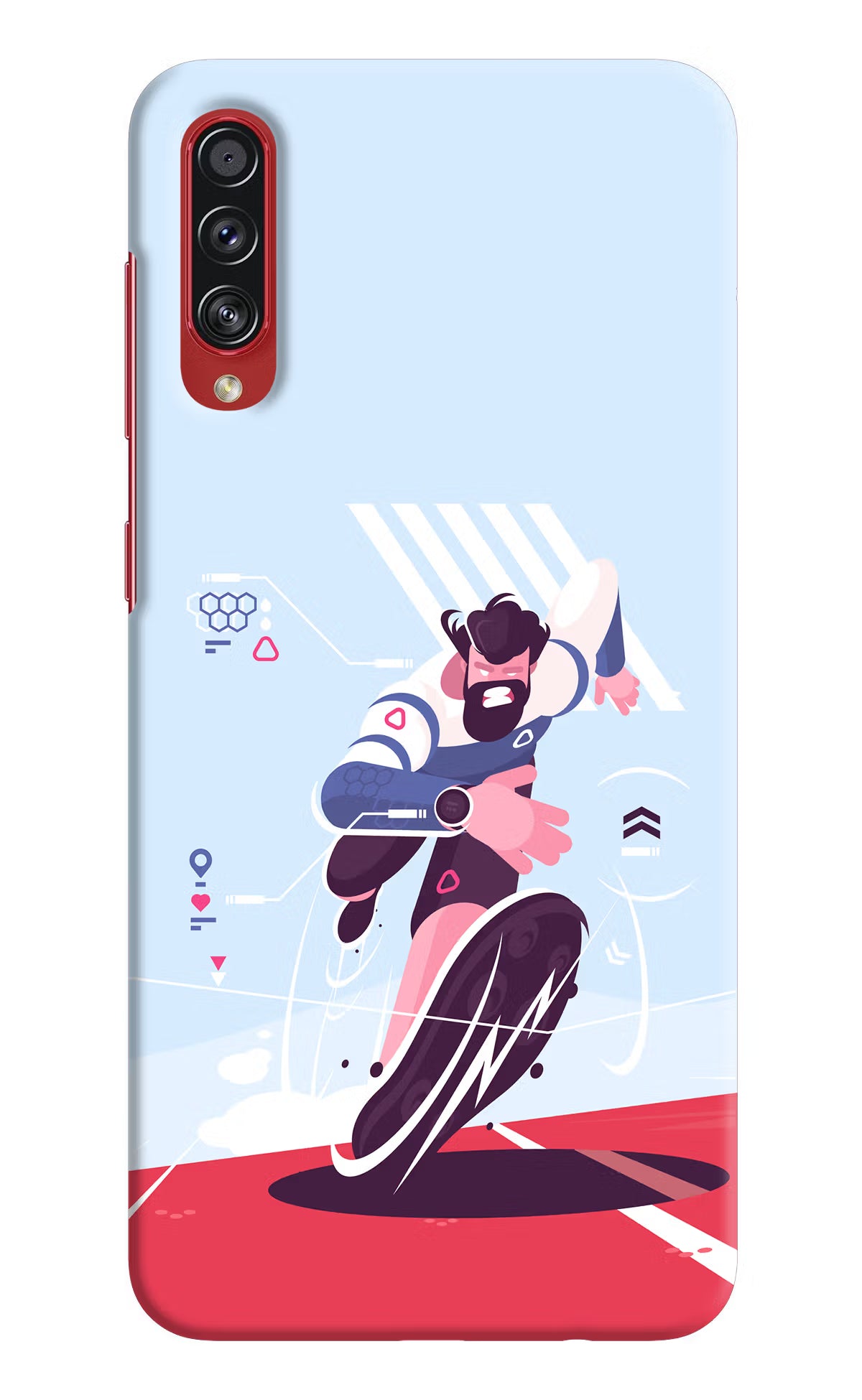 Run Pro Samsung A70s Back Cover - Run Pro Samsung A70s Hard Case Back Cover by Casekaro Run Pro Samsung A70s Hard Case Back Cover by Casekaro