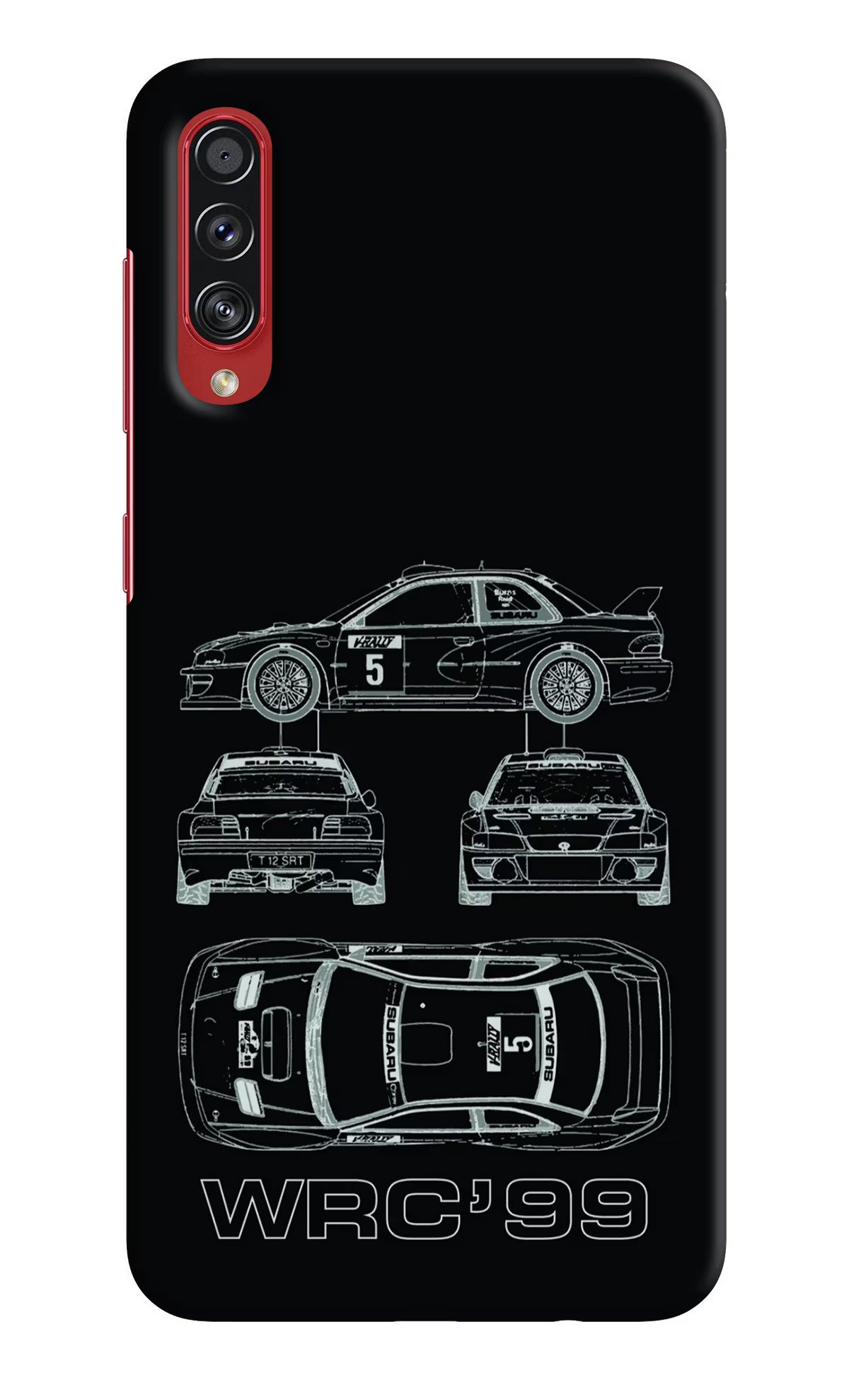 WRC'99 Samsung A70s Back Cover - WRC'99 Samsung A70s Hard Case Back Cover by Casekaro WRC'99 Samsung A70s Hard Case Back Cover by Casekaro