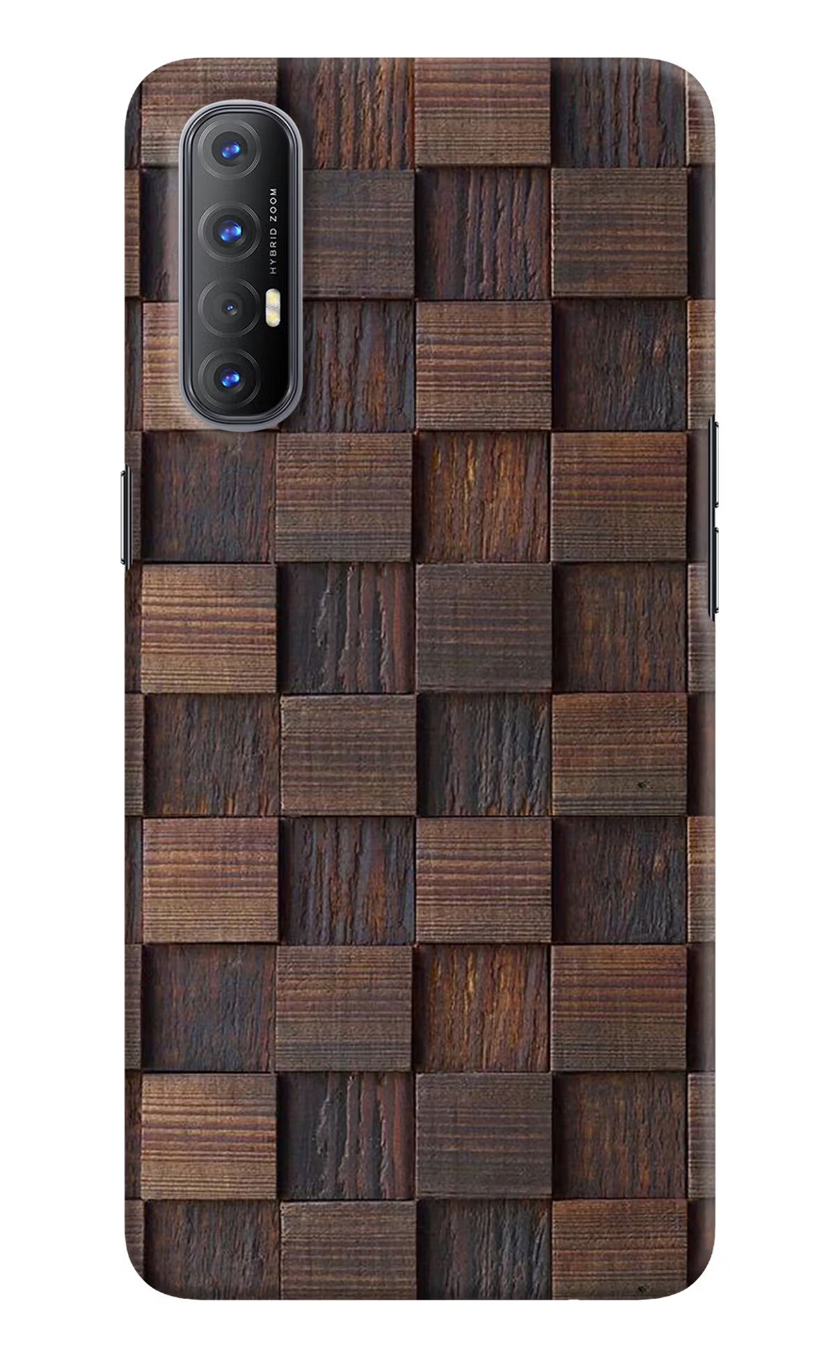 Wooden Cube Design Oppo Reno3 Pro Back Cover - Wooden Cube Design Oppo Reno3 Pro Hard Case Back Cover by Casekaro Wooden Cube Design Oppo Reno3 Pro Hard Case Back Cover by Casekaro
