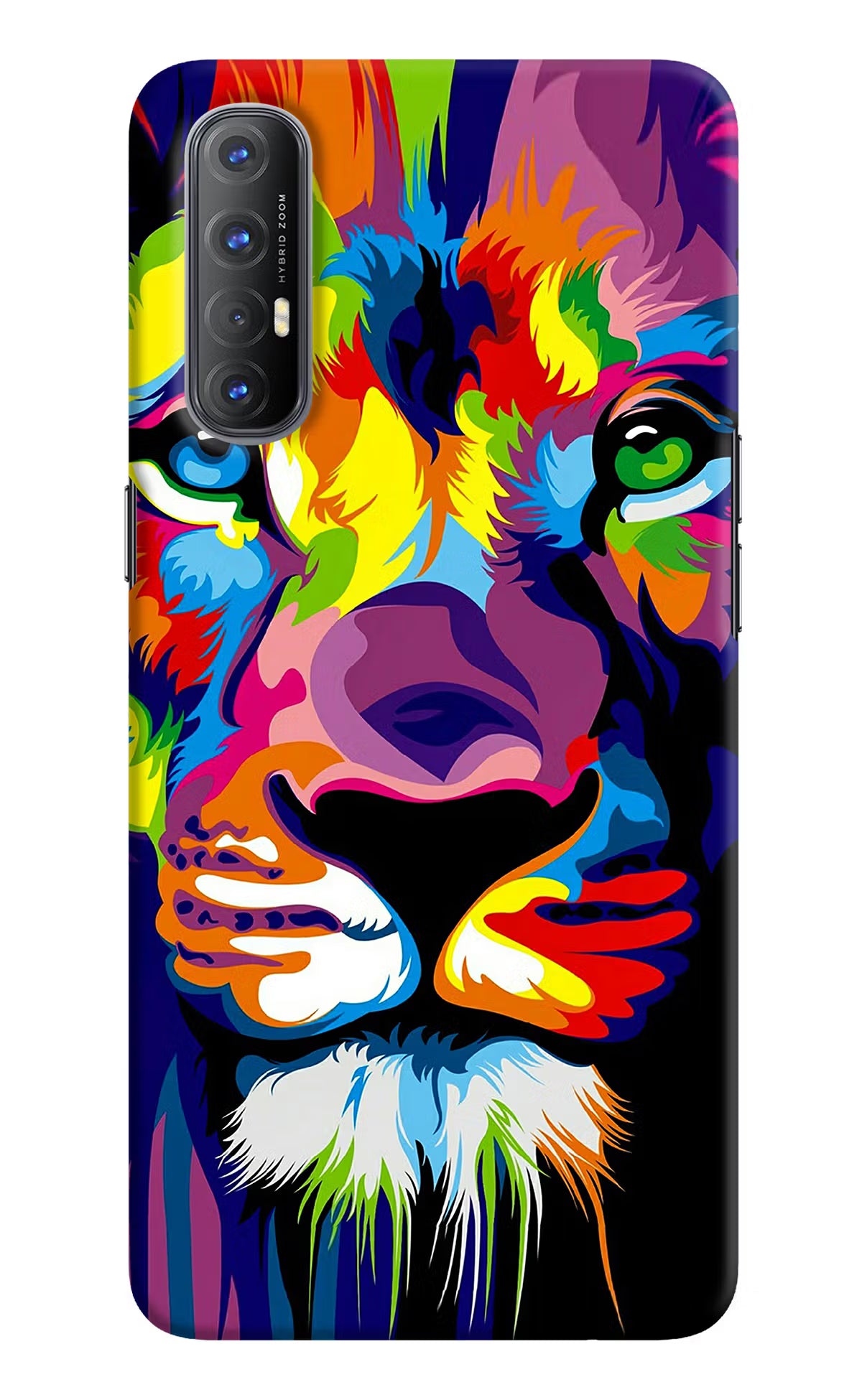 Lion Oppo Reno3 Pro Back Cover - Lion Oppo Reno3 Pro Hard Case Back Cover by Casekaro Lion Oppo Reno3 Pro Hard Case Back Cover by Casekaro