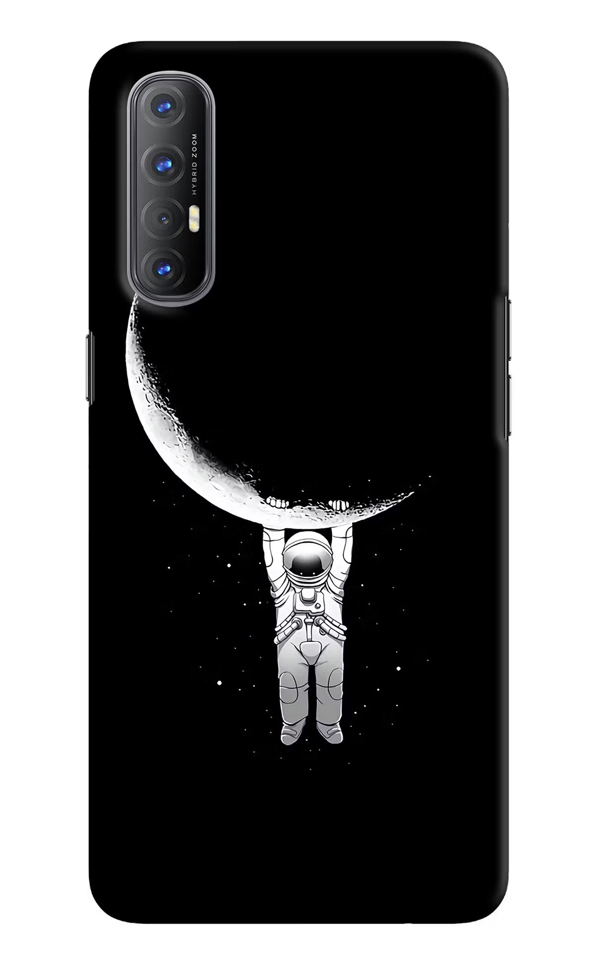 Moon Space Oppo Reno3 Pro Back Cover - Moon Space Oppo Reno3 Pro Hard Case Back Cover by Casekaro Moon Space Oppo Reno3 Pro Hard Case Back Cover by Casekaro
