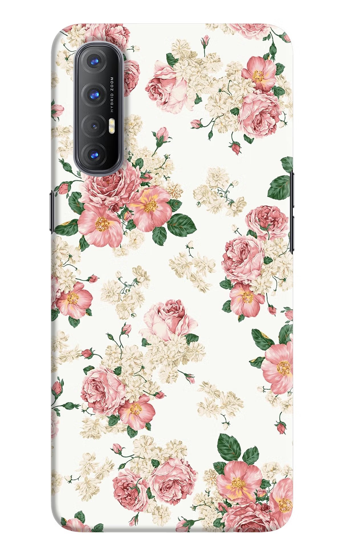 Flowers Oppo Reno3 Pro Back Cover - Flowers Oppo Reno3 Pro Hard Case Back Cover by Casekaro Flowers Oppo Reno3 Pro Hard Case Back Cover by Casekaro