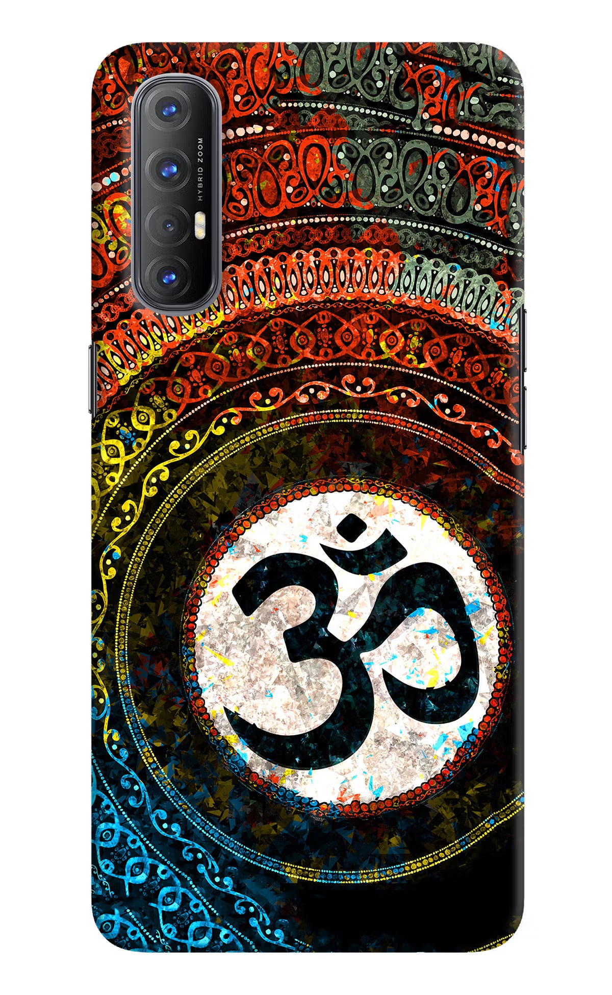 Om Cultural Oppo Reno3 Pro Back Cover - Om Cultural Oppo Reno3 Pro Hard Case Back Cover by Casekaro Om Cultural Oppo Reno3 Pro Hard Case Back Cover by Casekaro