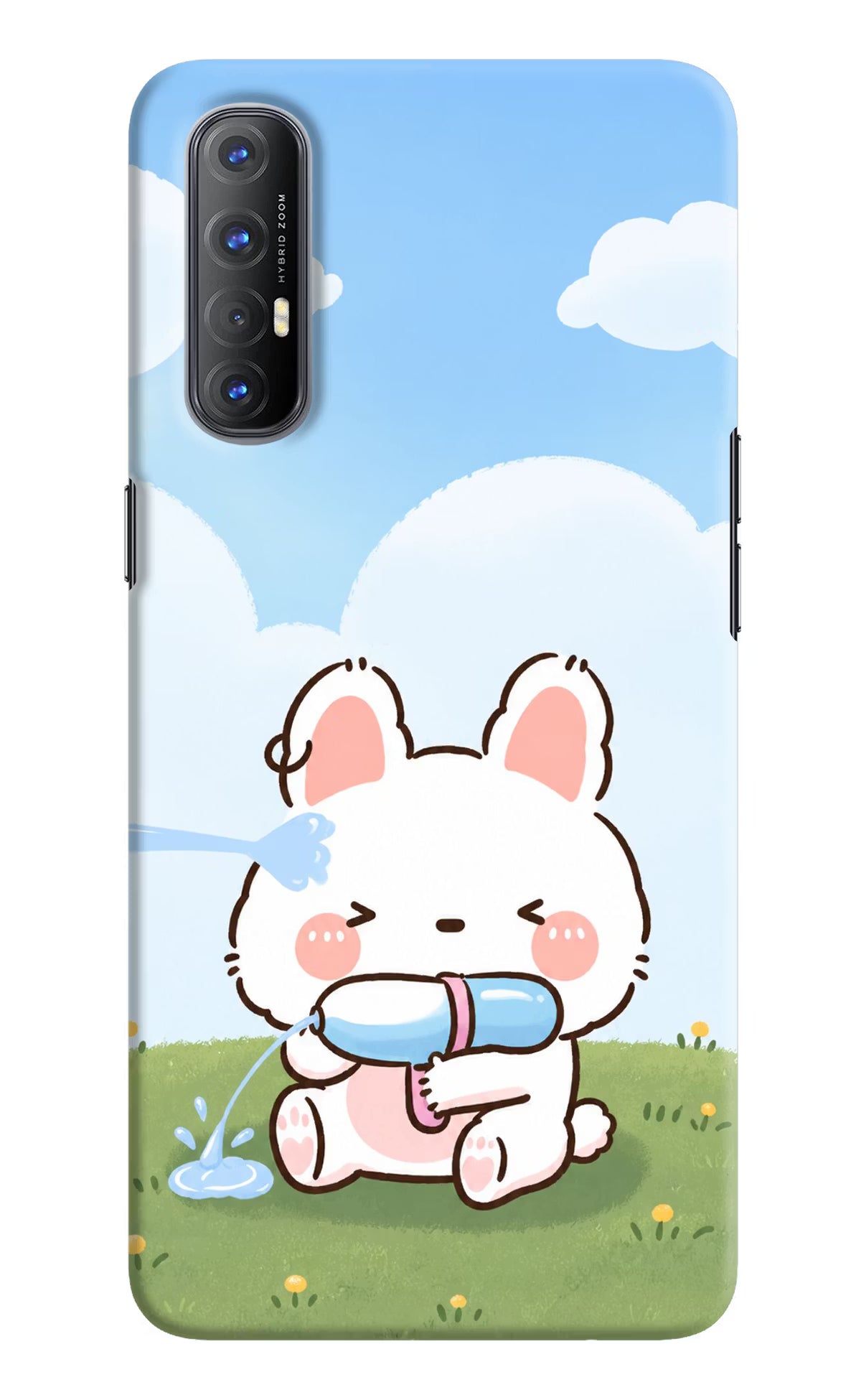 Bunny Treat Oppo Reno3 Pro Back Cover - Bunny Treat Oppo Reno3 Pro Back Cover Bunny Treat Oppo Reno3 Pro Back Cover