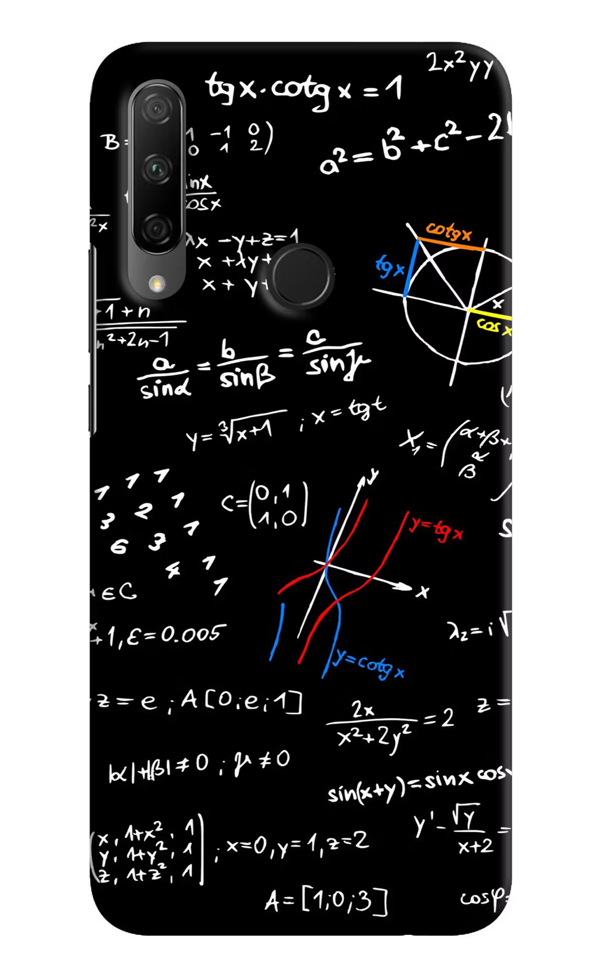 Mathematics Formula Honor 9X Back Cover - Mathematics Formula Honor 9X Hard Case Back Cover by Casekaro Mathematics Formula Honor 9X Hard Case Back Cover by Casekaro