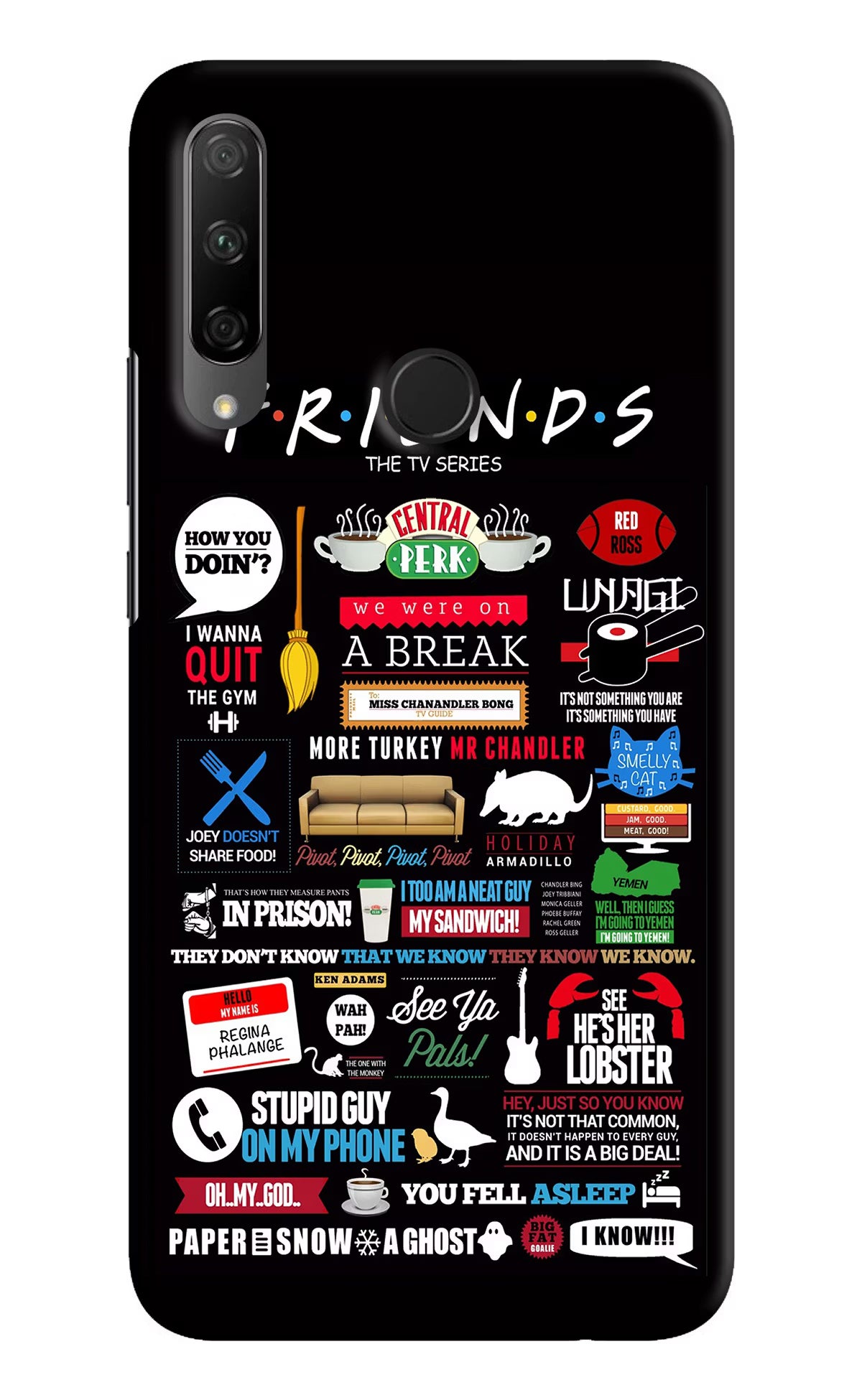 FRIENDS Honor 9X Back Cover - FRIENDS Honor 9X Hard Case Back Cover by Casekaro FRIENDS Honor 9X Hard Case Back Cover by Casekaro