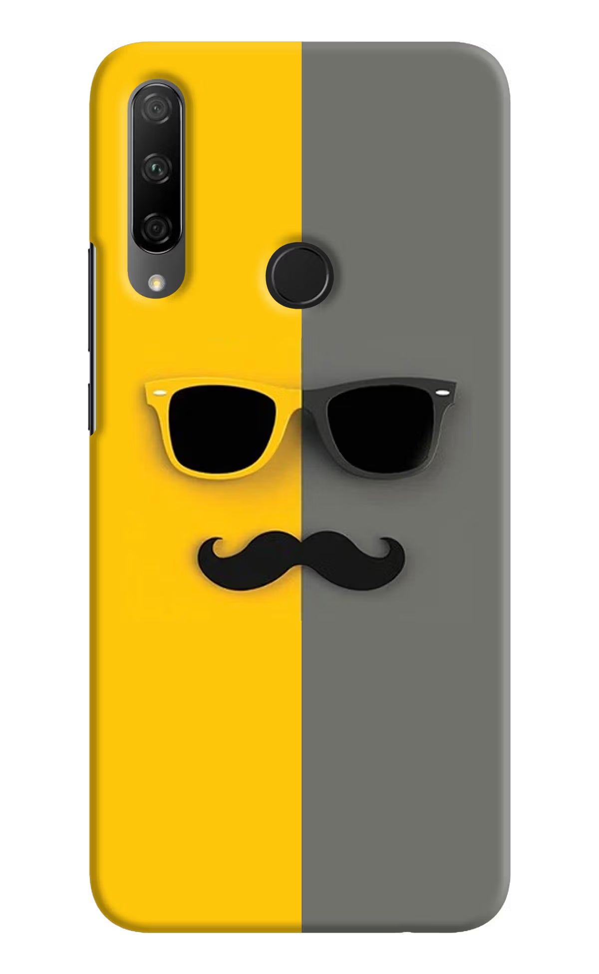 Sunglasses with Mustache Honor 9X Back Cover - Sunglasses with Mustache Honor 9X Hard Case Back Cover by Casekaro Sunglasses with Mustache Honor 9X Hard Case Back Cover by Casekaro