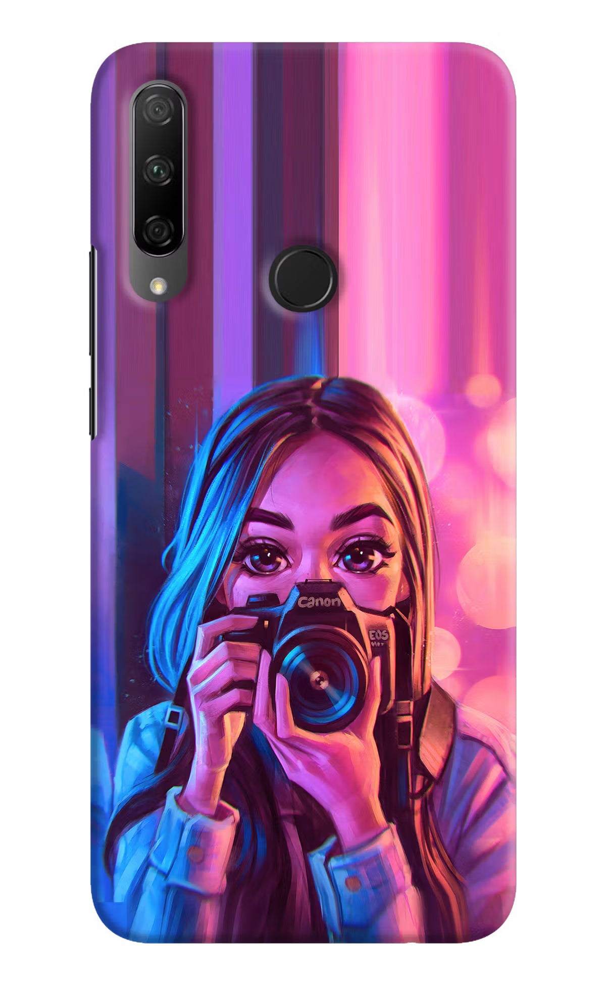 Girl Photographer Honor 9X Back Cover - Girl Photographer Honor 9X Hard Case Back Cover by Casekaro Girl Photographer Honor 9X Hard Case Back Cover by Casekaro