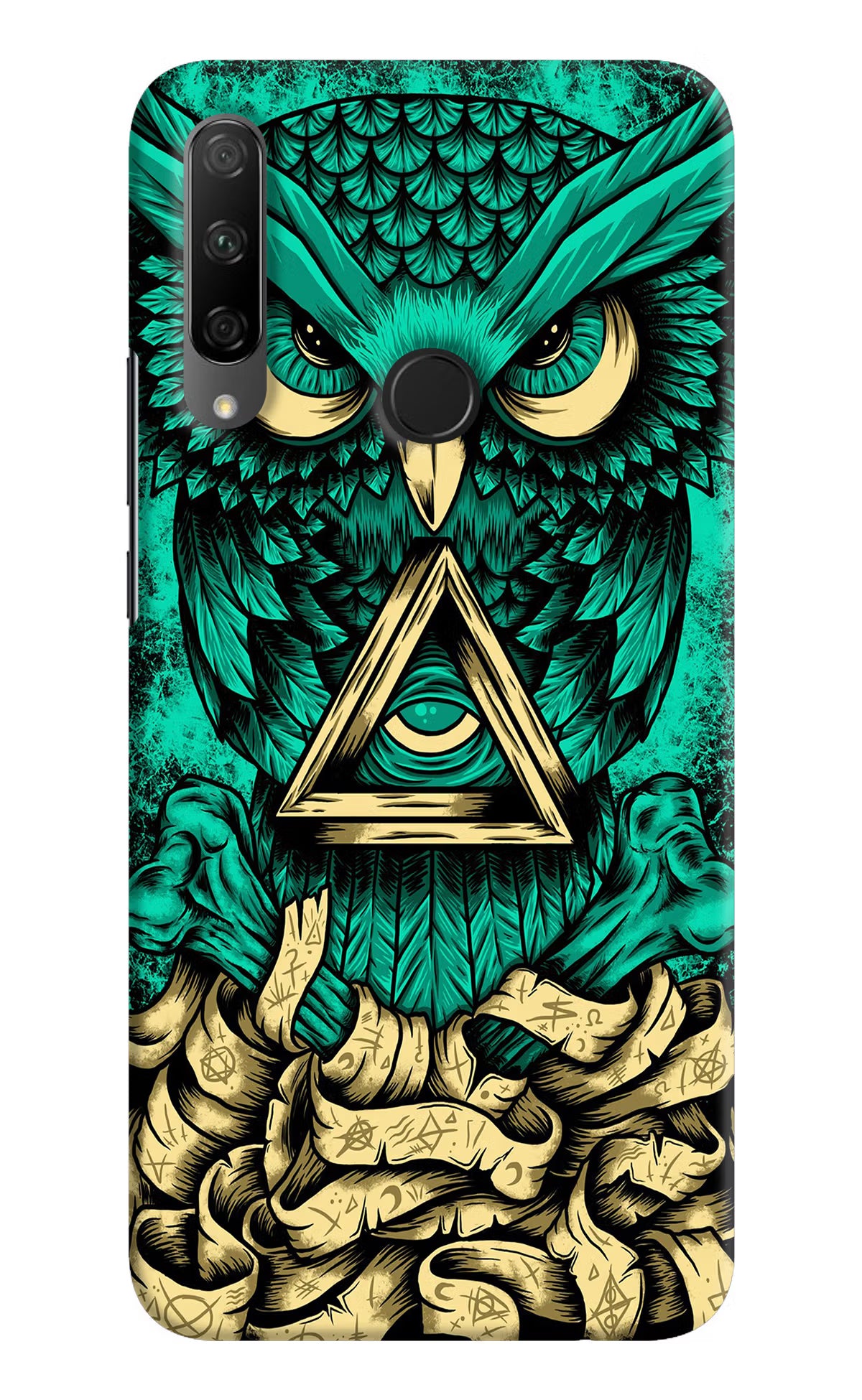 Green Owl Honor 9X Back Cover - Green Owl Honor 9X Hard Case Back Cover by Casekaro Green Owl Honor 9X Hard Case Back Cover by Casekaro