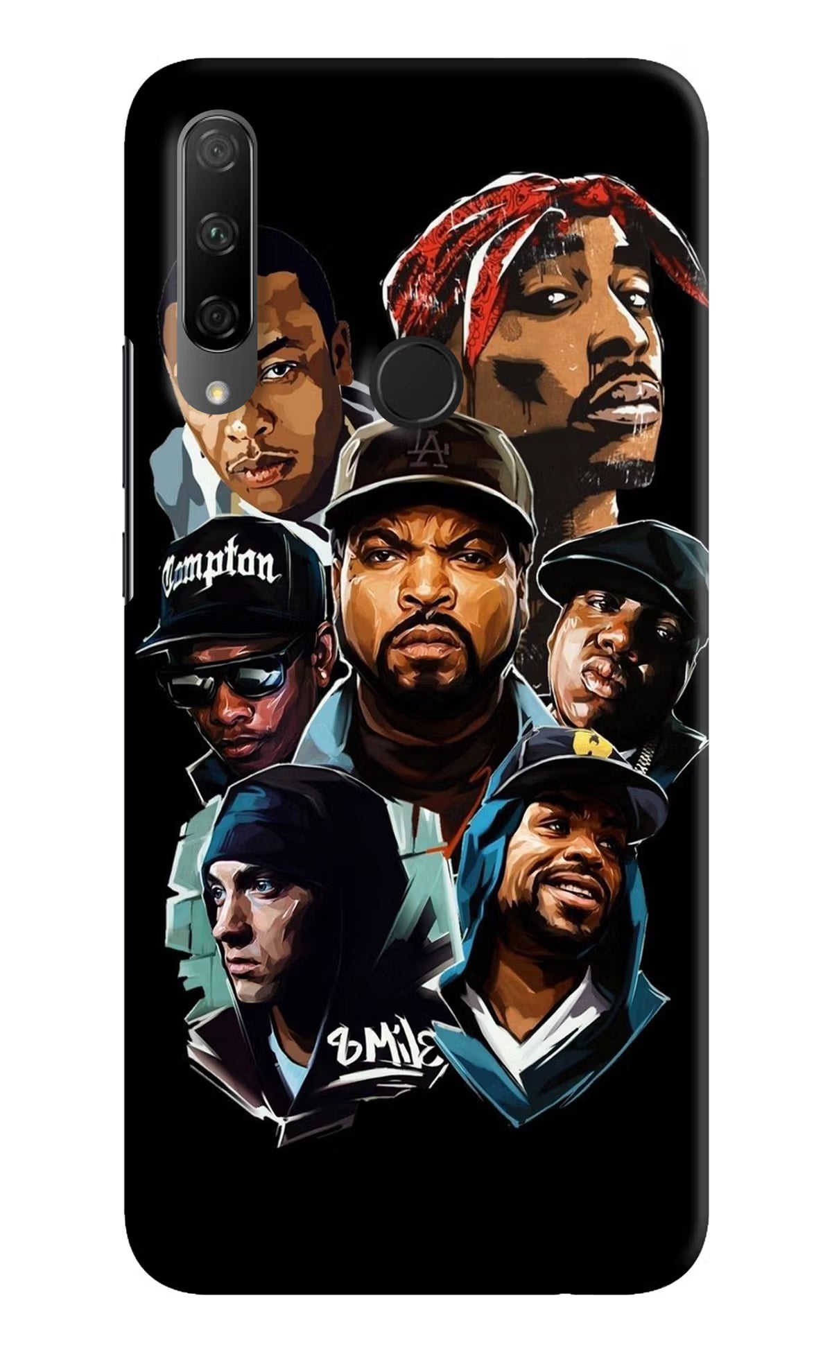 Rappers Honor 9X Back Cover - Rappers Honor 9X Hard Case Back Cover by Casekaro Rappers Honor 9X Hard Case Back Cover by Casekaro
