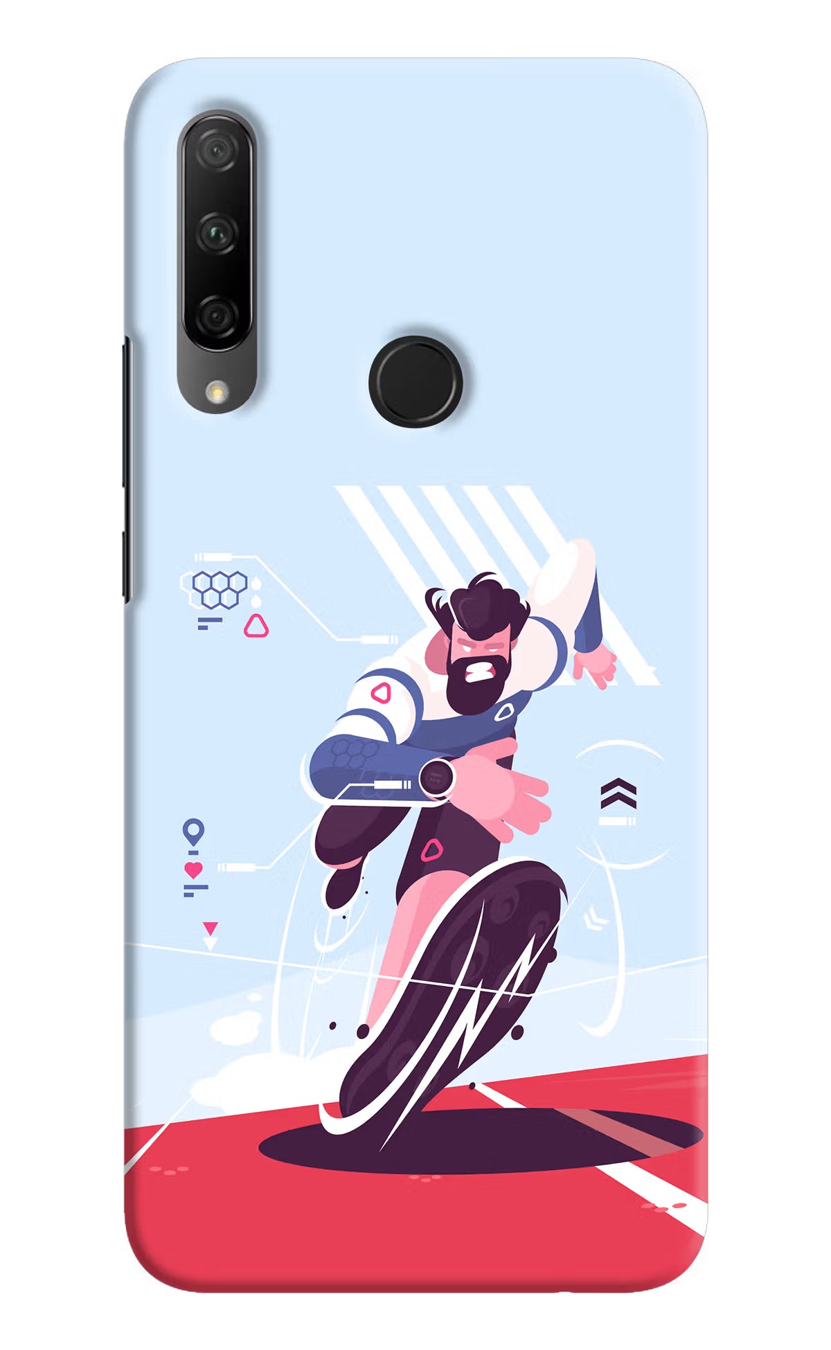 Run Pro Honor 9X Back Cover - Run Pro Honor 9X Hard Case Back Cover by Casekaro Run Pro Honor 9X Hard Case Back Cover by Casekaro