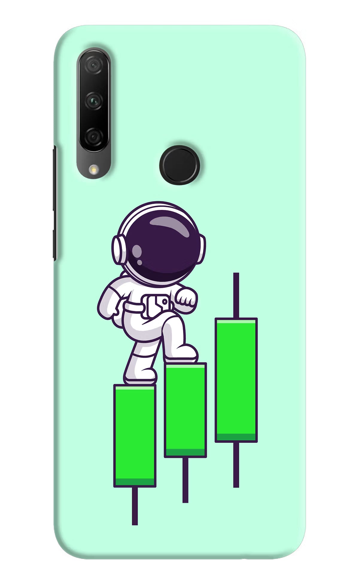 Astronaut Trader Honor 9X Back Cover - Astronaut Trader Honor 9X Hard Case Back Cover by Casekaro Astronaut Trader Honor 9X Hard Case Back Cover by Casekaro
