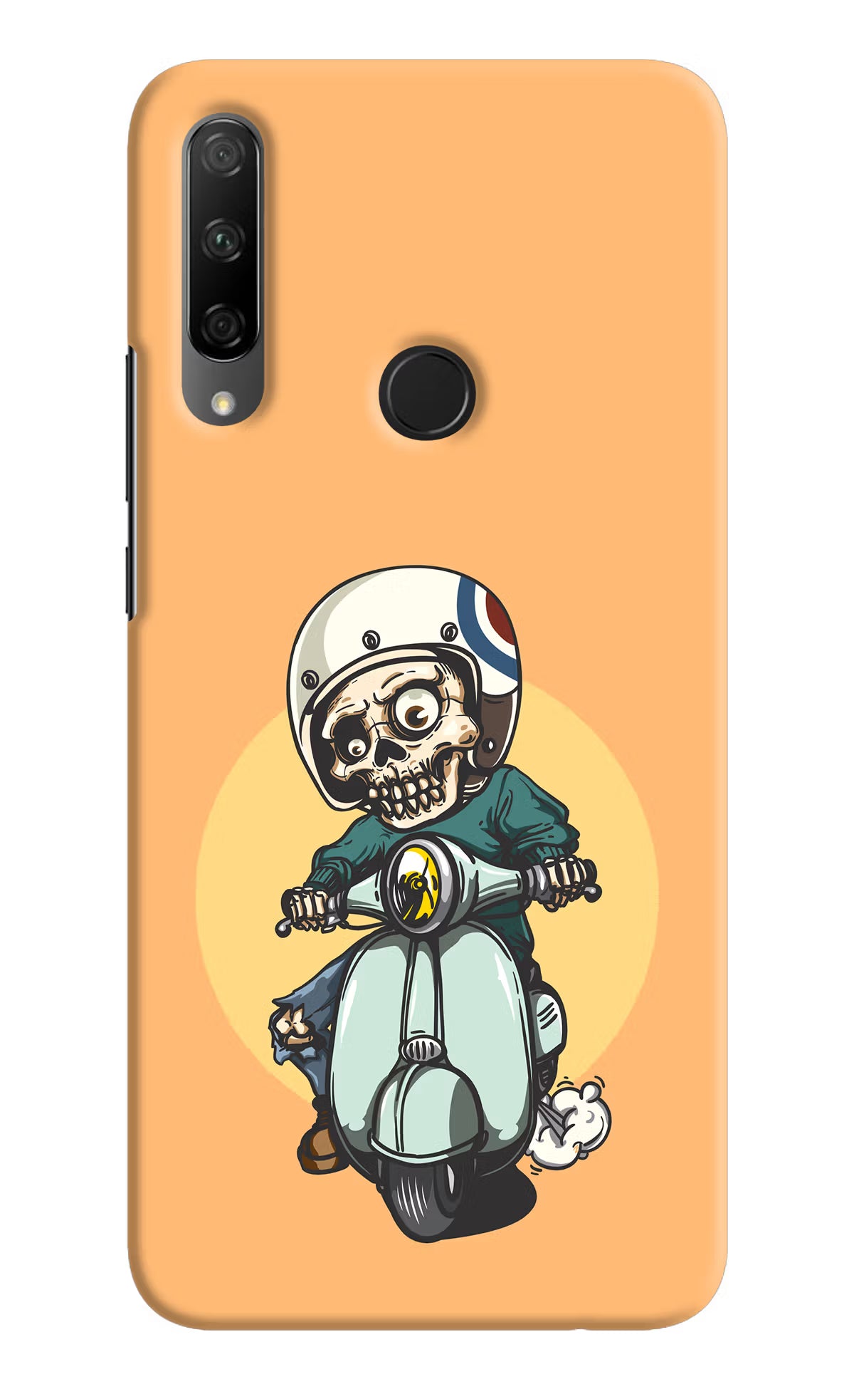 Undead Biker Honor 9X Back Cover - Undead Biker Honor 9X Hard Case Back Cover by Casekaro Undead Biker Honor 9X Hard Case Back Cover by Casekaro
