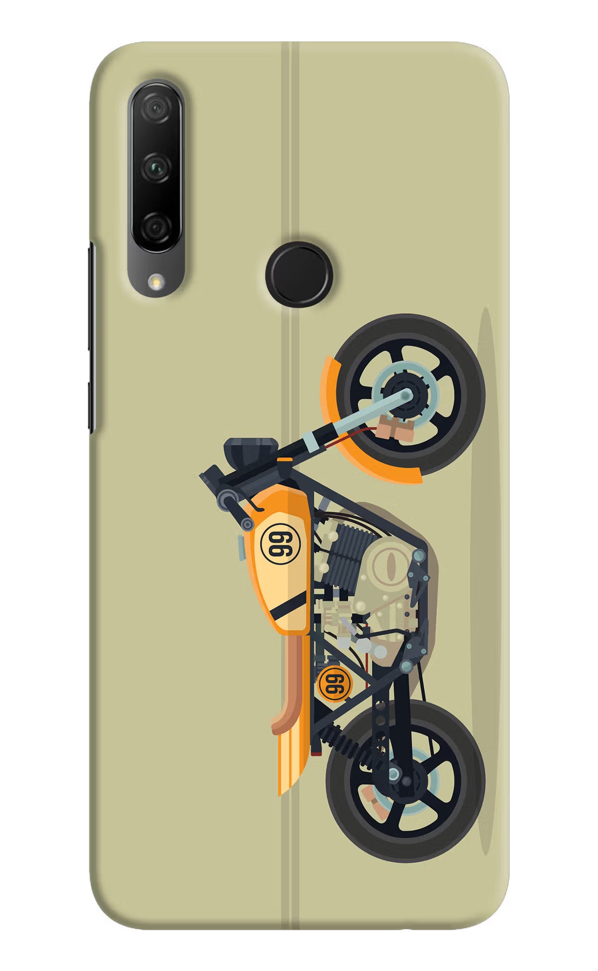 Vertical Speedster Honor 9X Back Cover - Vertical Speedster Honor 9X Hard Case Back Cover by Casekaro Vertical Speedster Honor 9X Hard Case Back Cover by Casekaro