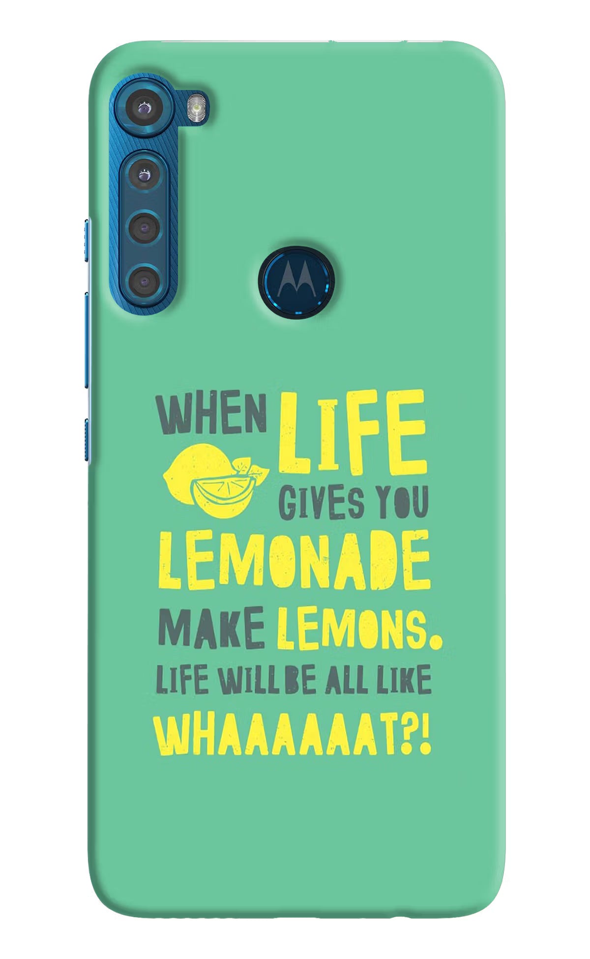 Quote Motorola One Fusion Plus Back Cover - Quote Motorola One Fusion Plus Hard Case Back Cover by Casekaro Quote Motorola One Fusion Plus Hard Case Back Cover by Casekaro