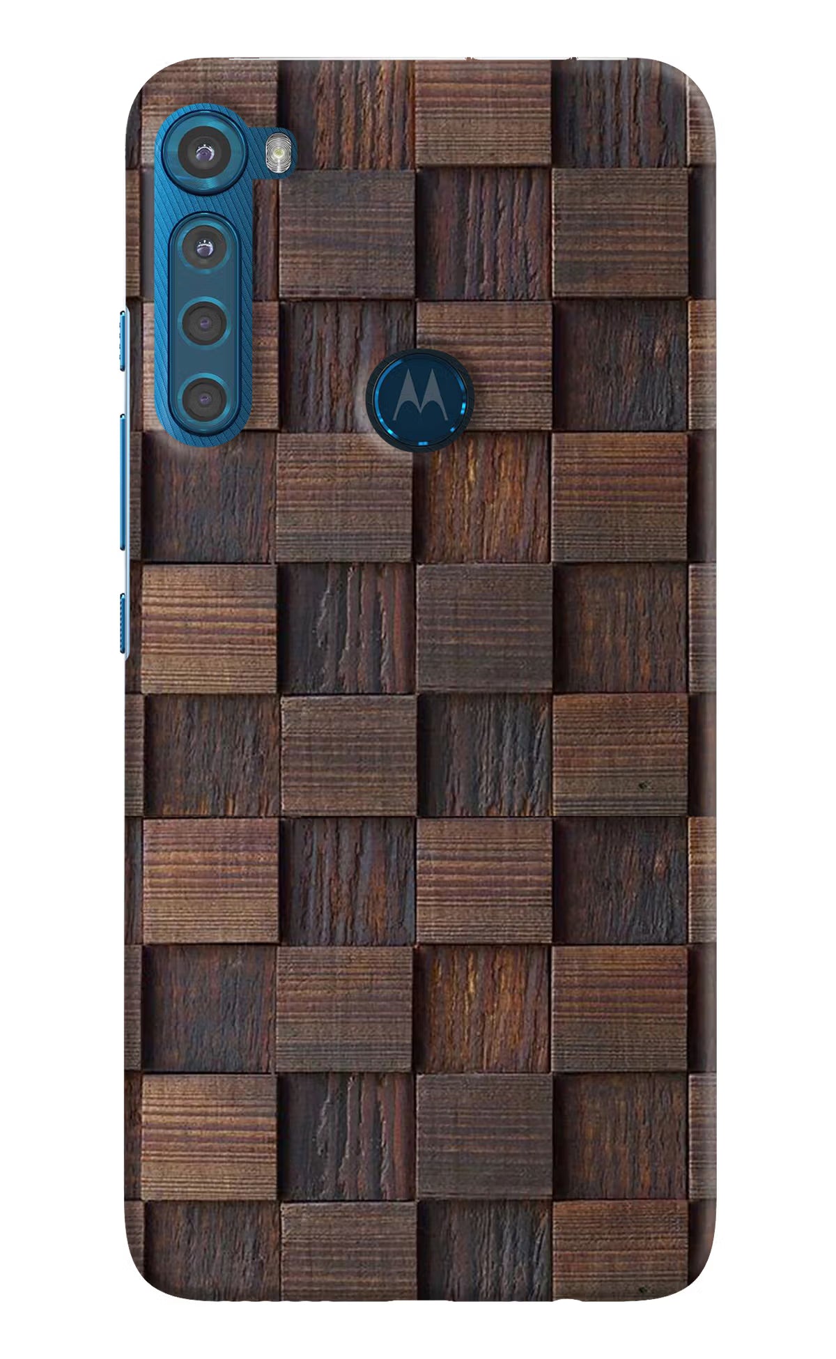 Wooden Cube Design Motorola One Fusion Plus Back Cover - Wooden Cube Design Motorola One Fusion Plus Hard Case Back Cover by Casekaro Wooden Cube Design Motorola One Fusion Plus Hard Case Back Cover by Casekaro